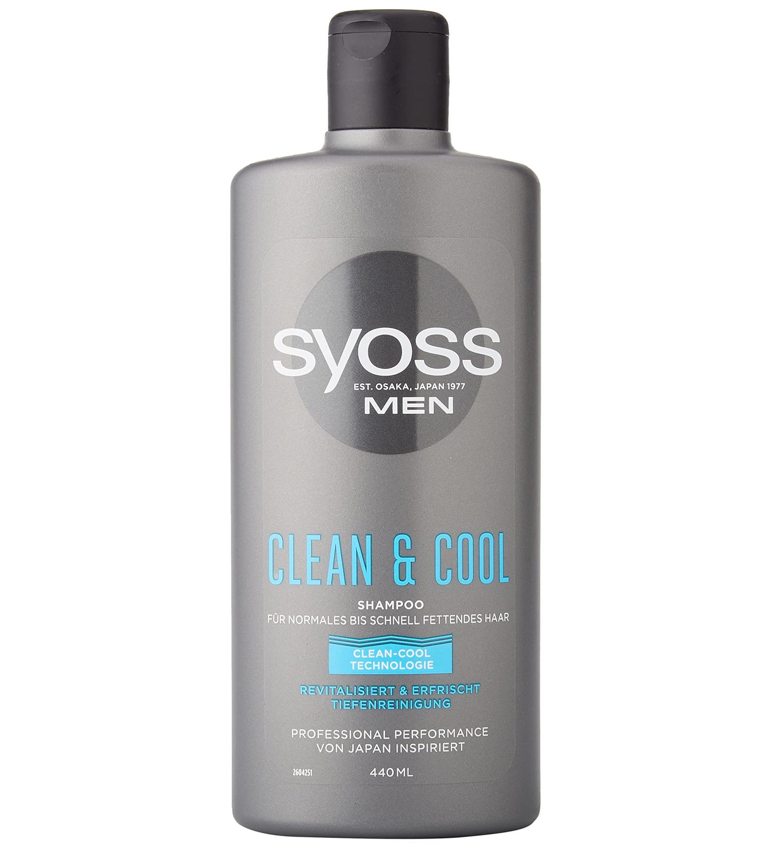  Syoss SYOSS Shampooing Men Clean & Cool 440 ml - Buy Online on GoSupps.com
