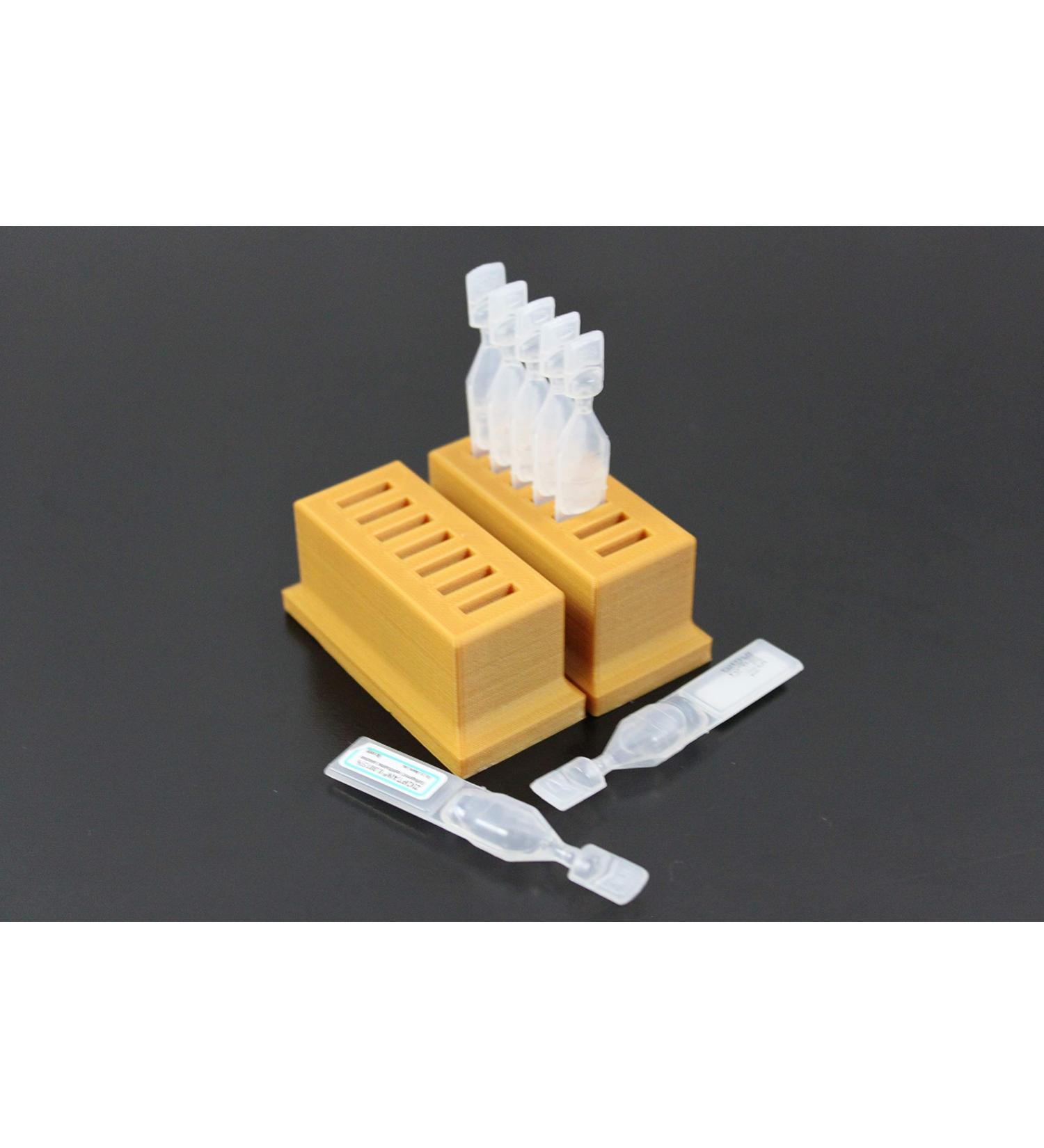 Eye Drops Vial Holder - 2-Pack for 14 Single-Use Disposable Vials - Znet3D (Gold) | Optimize Eye Care Storage - Buy Online on GoSupps.com