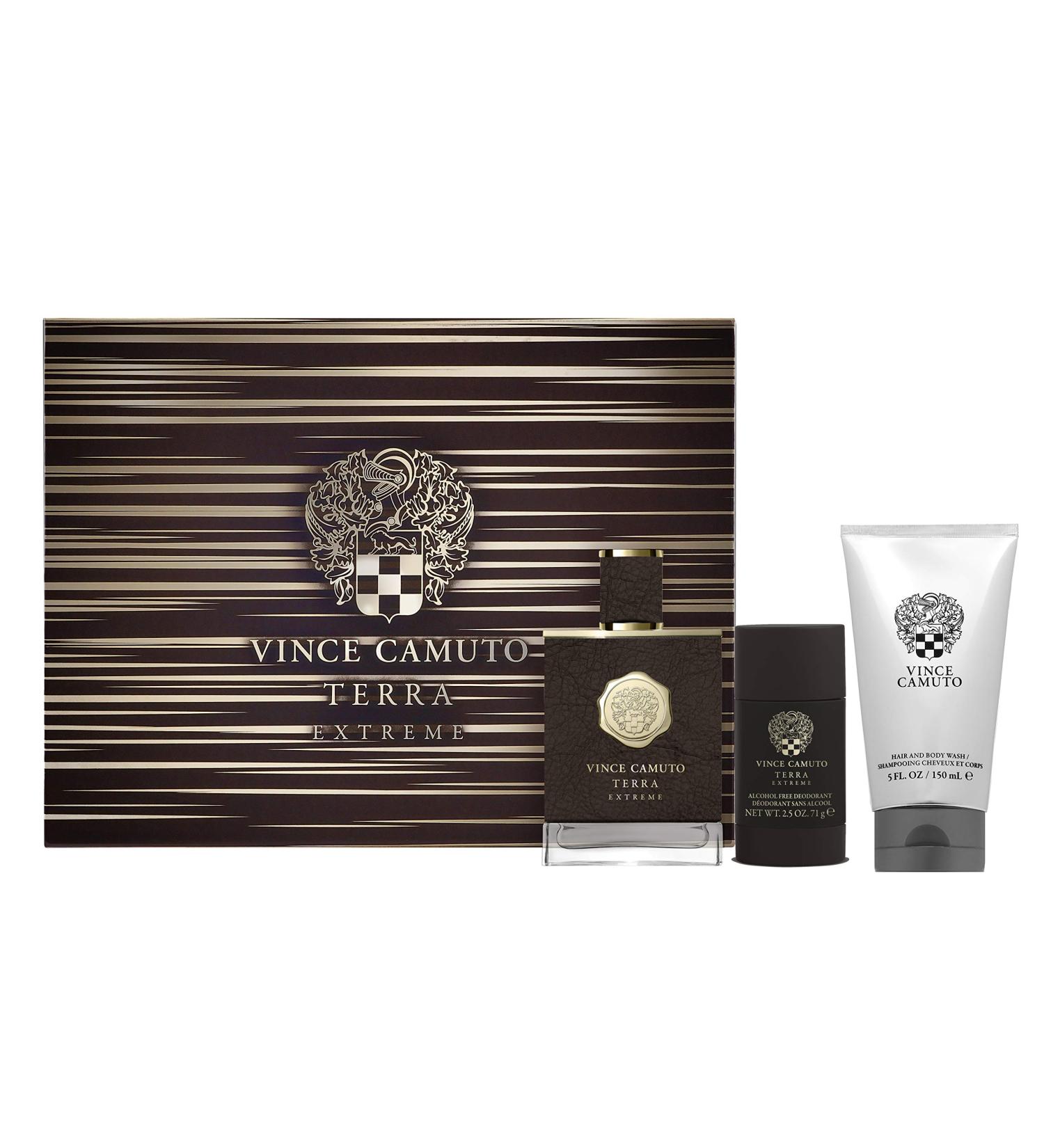 Vince Camuto Terra Extreme 3 Piece Gift Set 3.4 fl. oz. - Buy Online on GoSupps.com