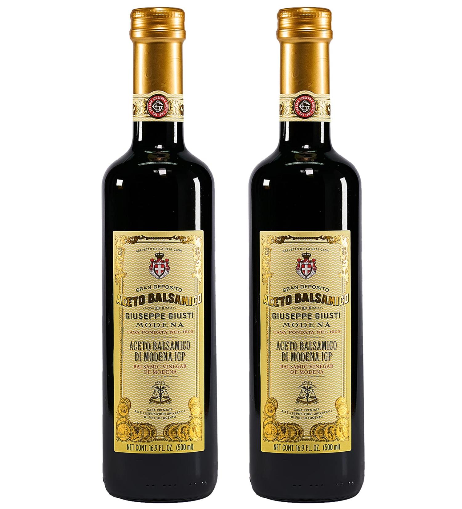 Giuseppe Giusti Premio Italian Balsamic Vinegar of Modena - PGI Certified 16.9 fl oz (2 pack) - Buy Online on GoSupps.com