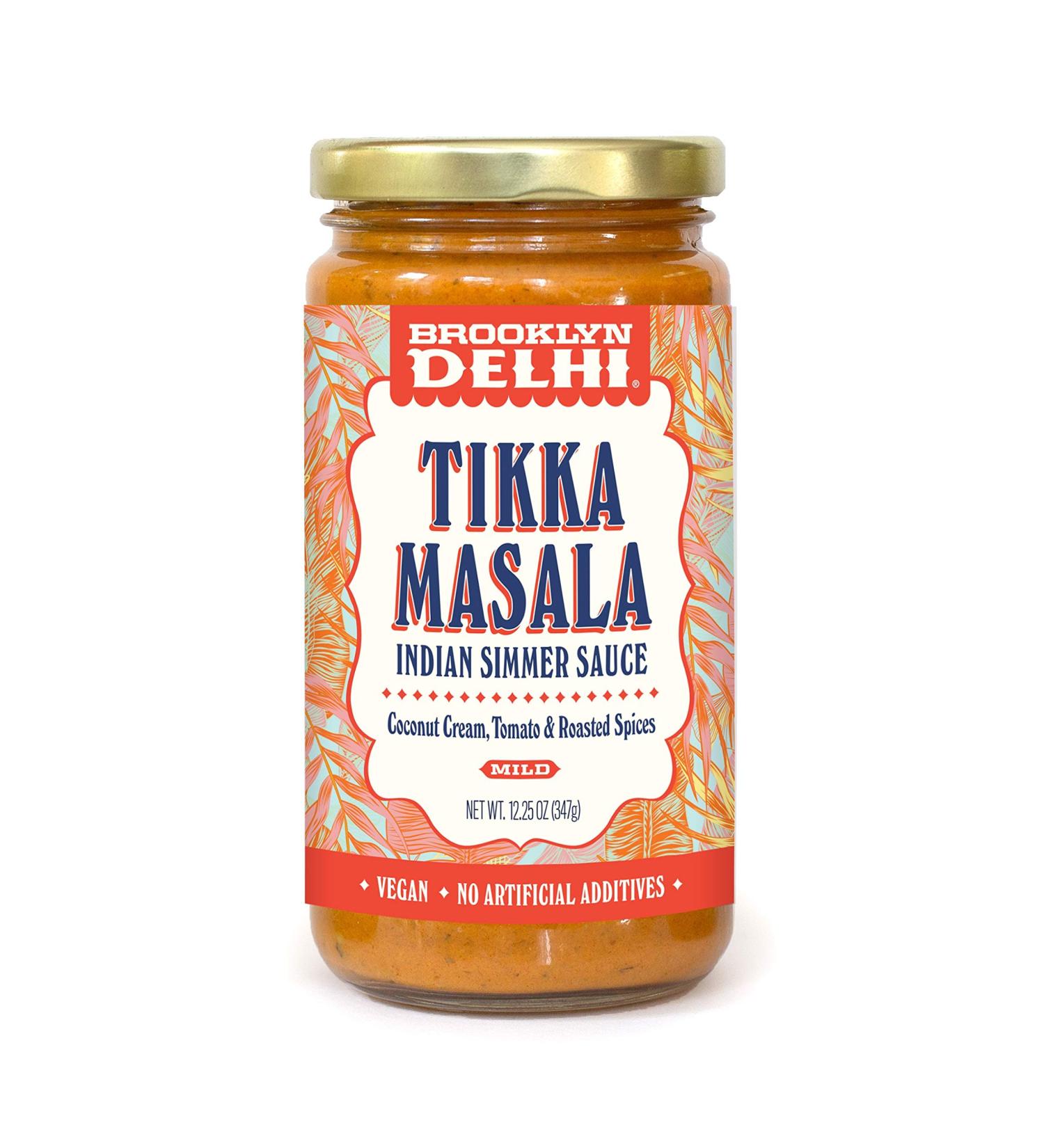 Brooklyn Delhi Tikki Masala - Vegan Indian Simmer Sauce | Mild & Flavorful 12oz - Buy Online on GoSupps.com