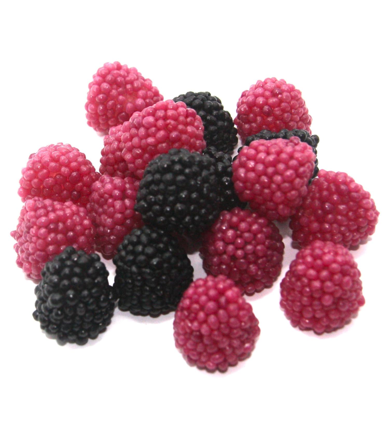 Fruit Gum Jelly Raspberry and Blackberries 500 g