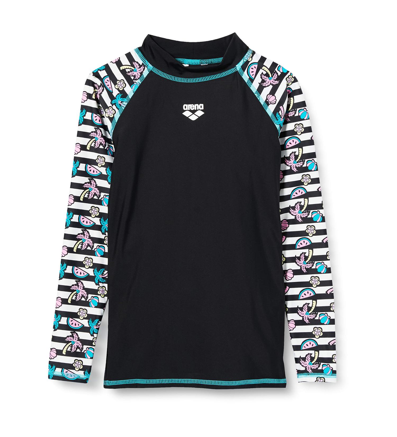 ARENA Girls UV Protection Long Sleeve Rash Shirt - Stylish & Safe Swimwear for Sun Protection - Buy Online on GoSupps.com