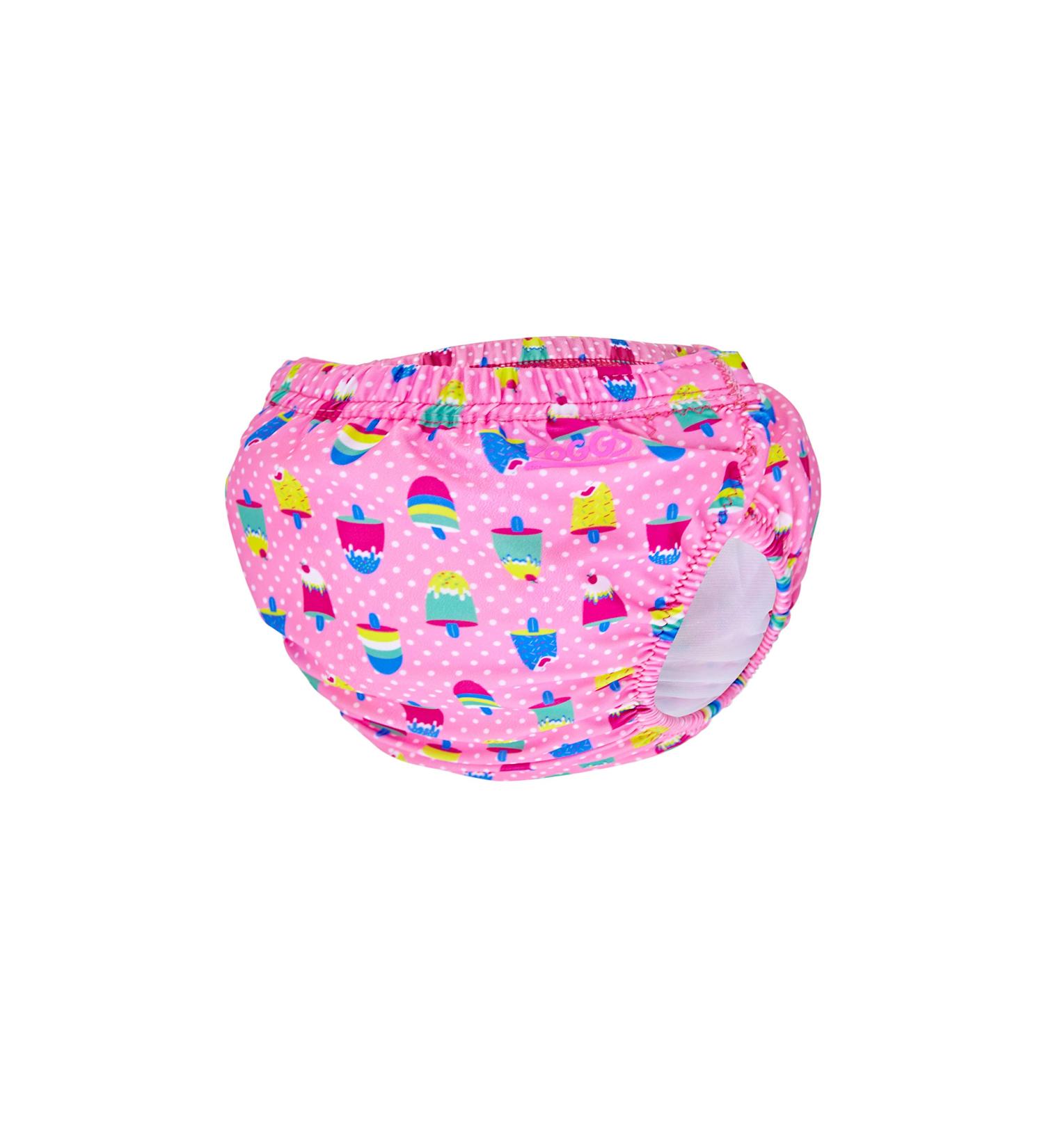 Zoggs Baby Adjustable Swim Nappy 3-24 Months - Pink/Ice Creams - Buy Online on GoSupps.com