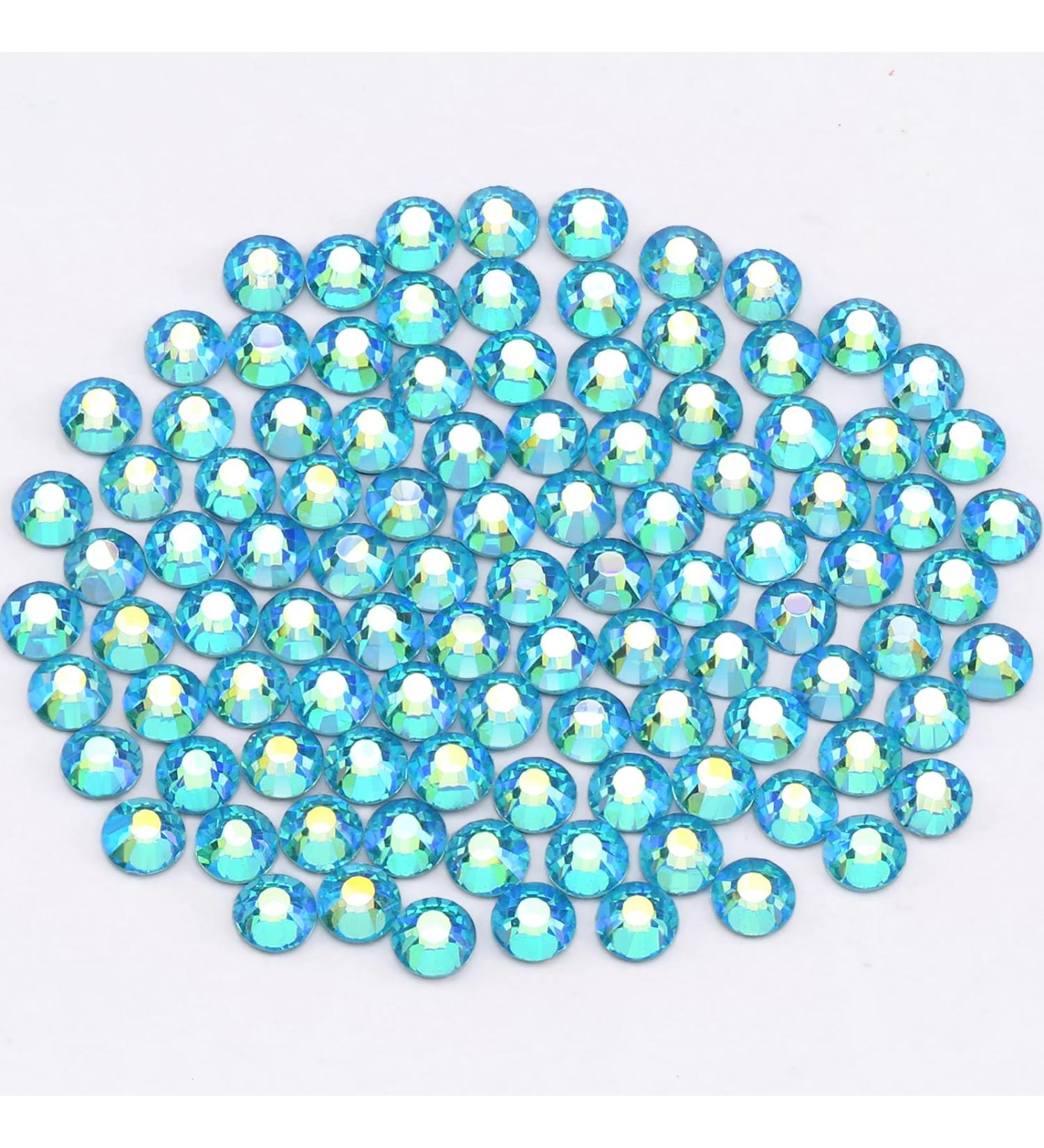 2160PCS Aquamarine Rhinestones & Nail Crystals - SS20 Nail Art Gems for Stunning Designs - Buy Online on GoSupps.com