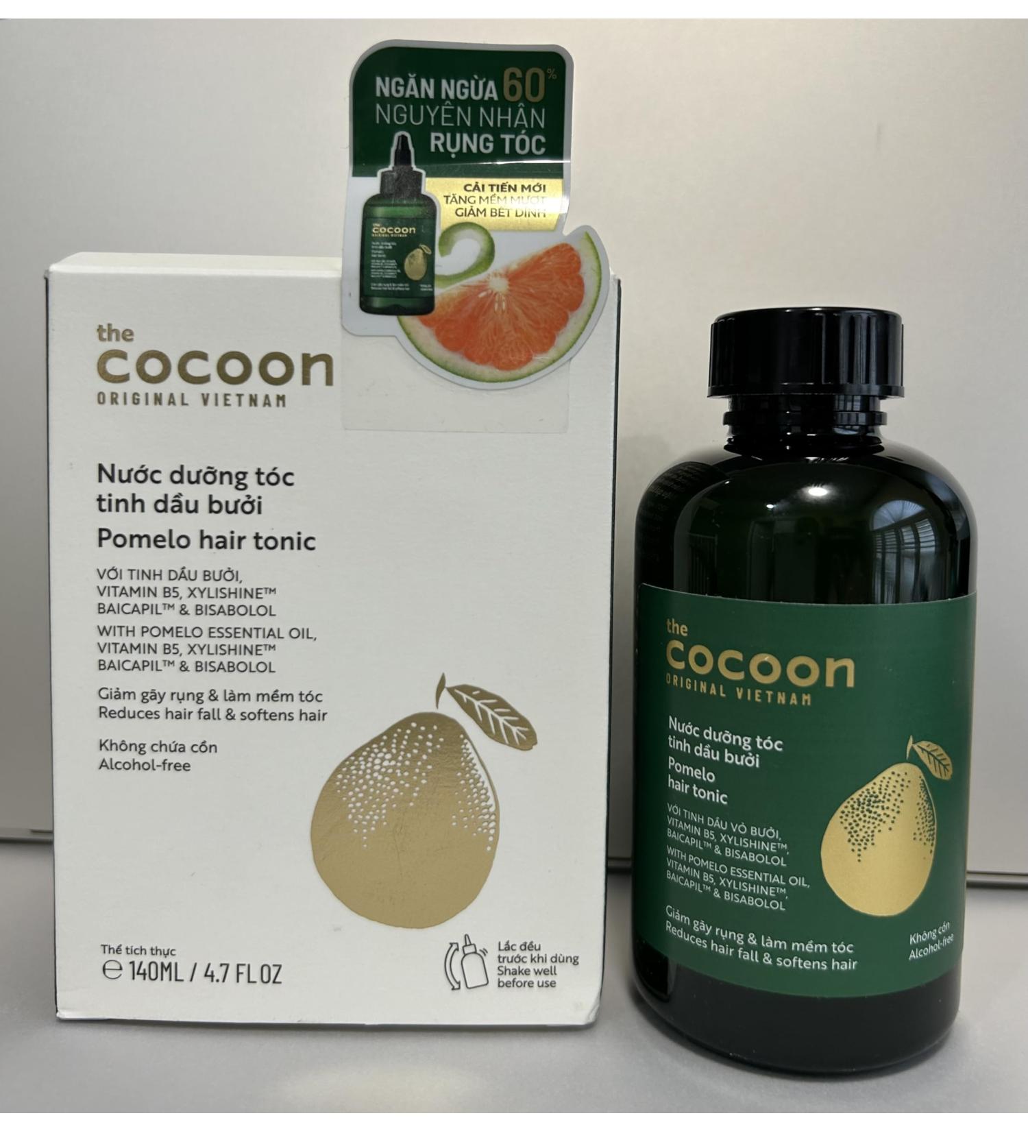 Cocoon Pomelo Grapefruit Essential Oil Hair Tonic | Stimulate Hair Growth Reduce Hair Loss | 4.7 fl oz