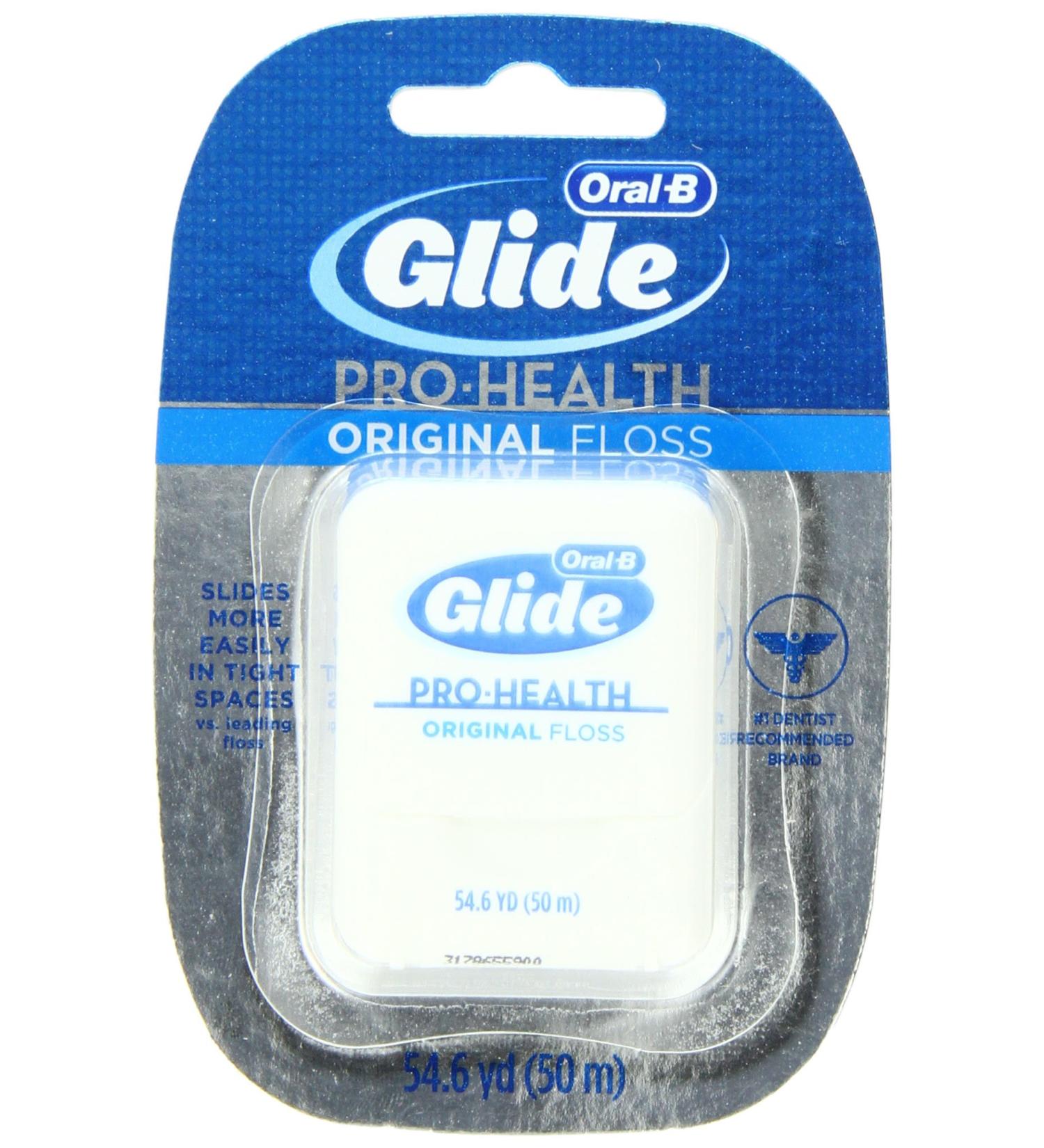 Oral-B Glide Pro-Health Original Dental Floss, Smooth, Strong, Shred Resistant 50m