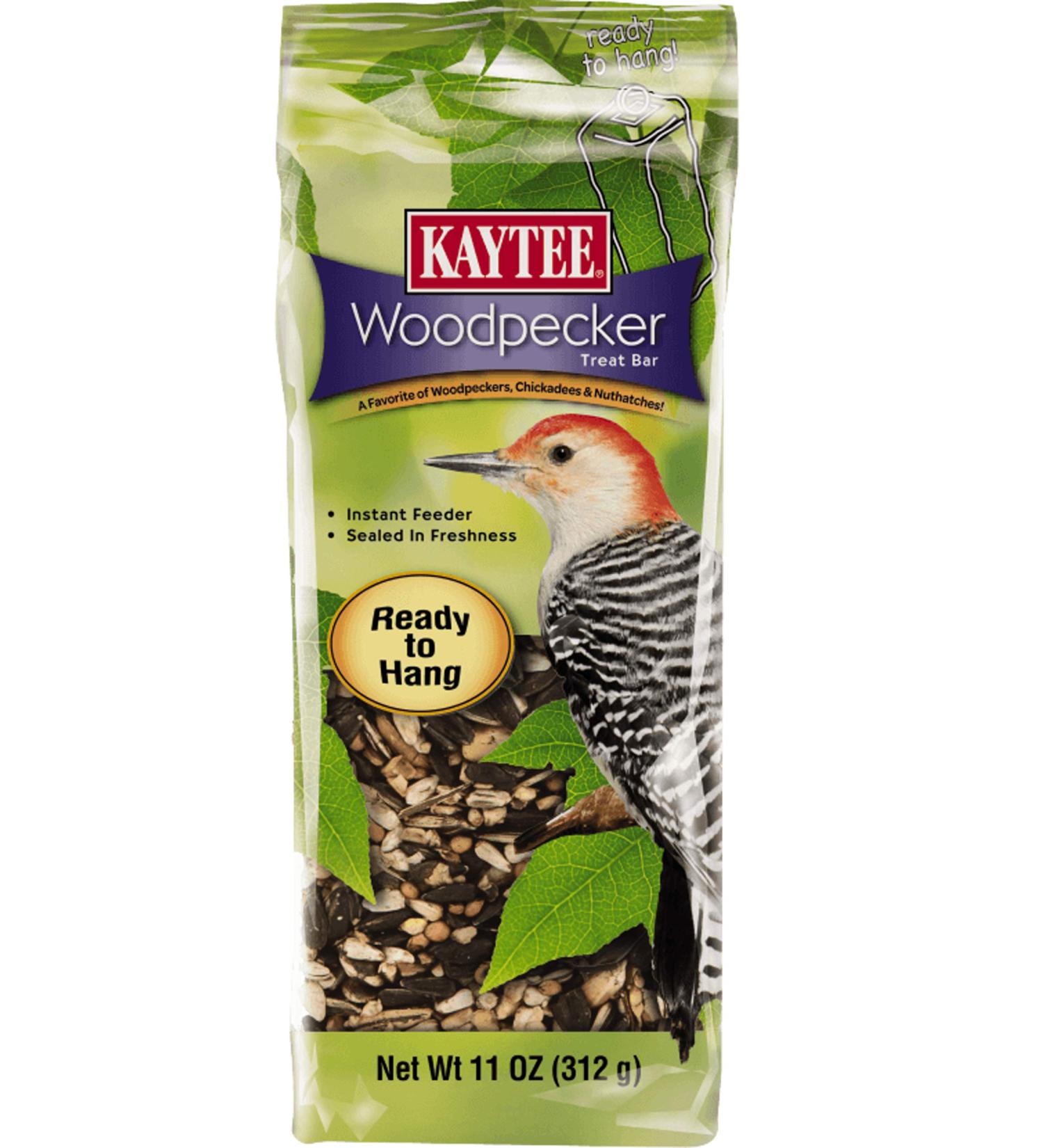 Kaytee Woodpecker Bird Seed Bar 11 oz - Nutritious Treat for Woodpecker Species - Buy Online on GoSupps.com