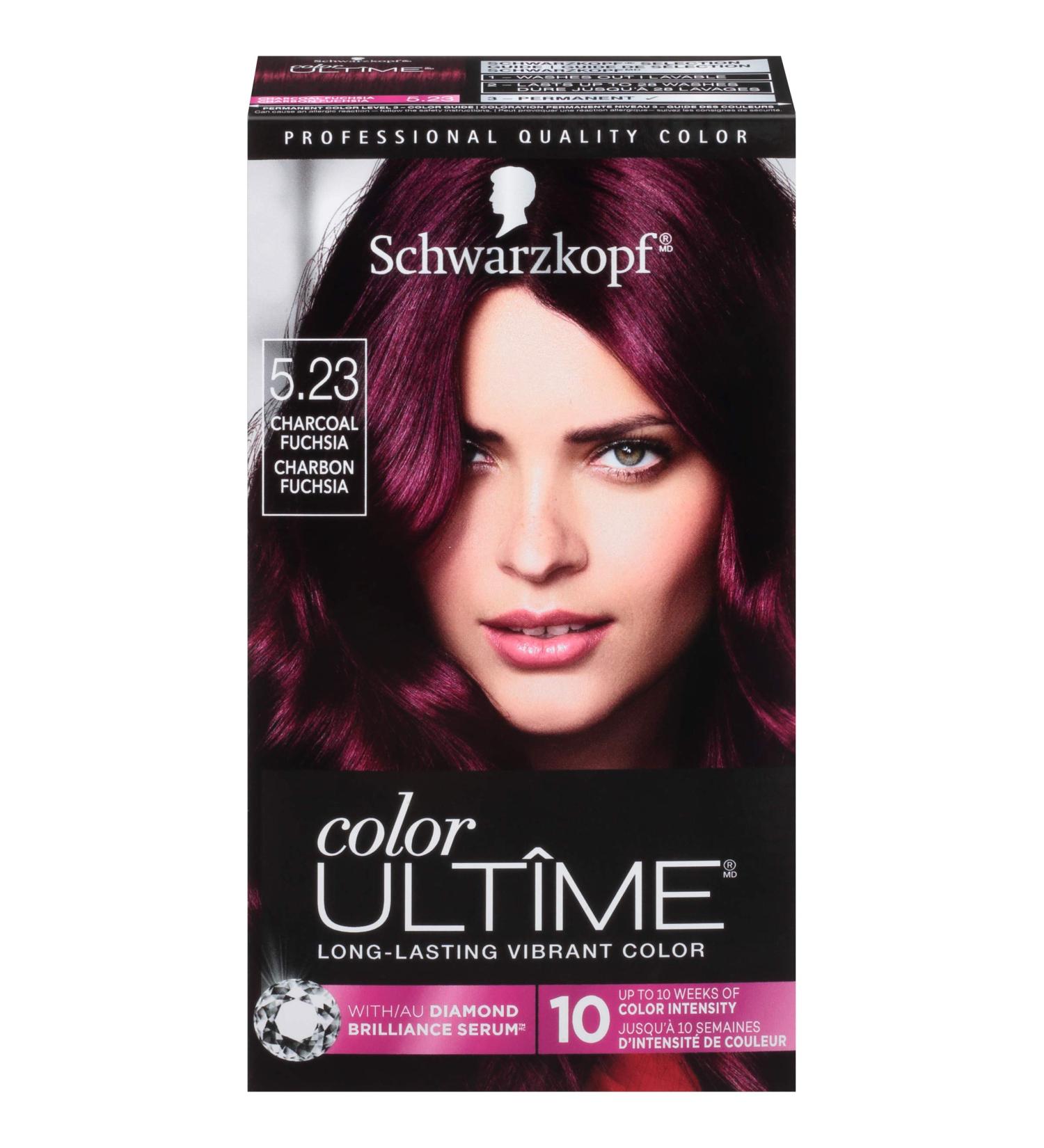 Schwarzkopf Color Ultime 5.23 Charcoal Fuchsia Hair Color Cream | Vibrant and Long-Lasting Dye - Buy Online on GoSupps.com
