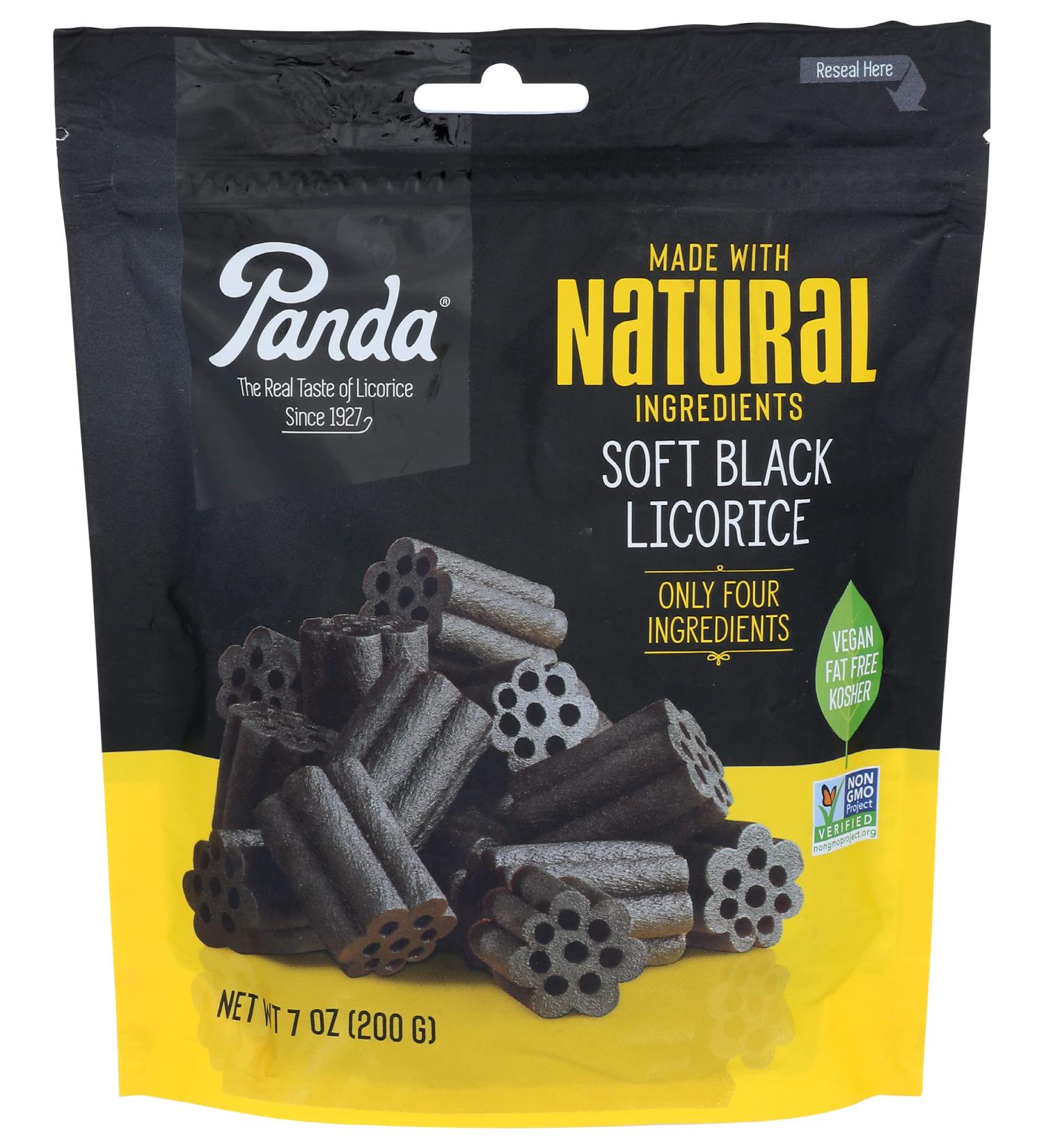 Panda Licorice Soft Licorice - 7 oz (200g) | Deliciously Chewy & Natural Treat - Buy Online on GoSupps.com