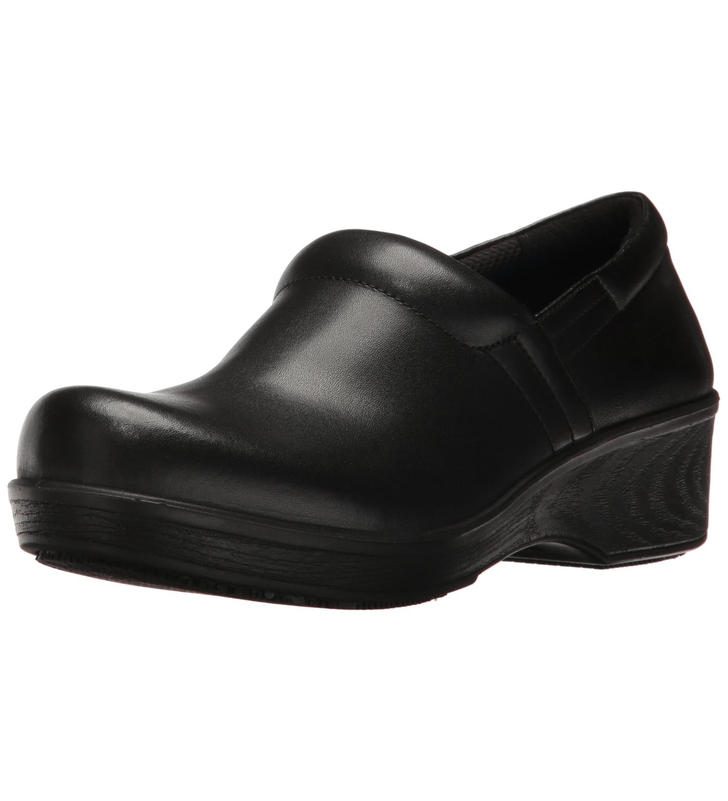 Dr. Scholl's Shoes Women's Dynamo Slip Resistant Work Clog - Size 8, Black Leather - Buy Online on GoSupps.com