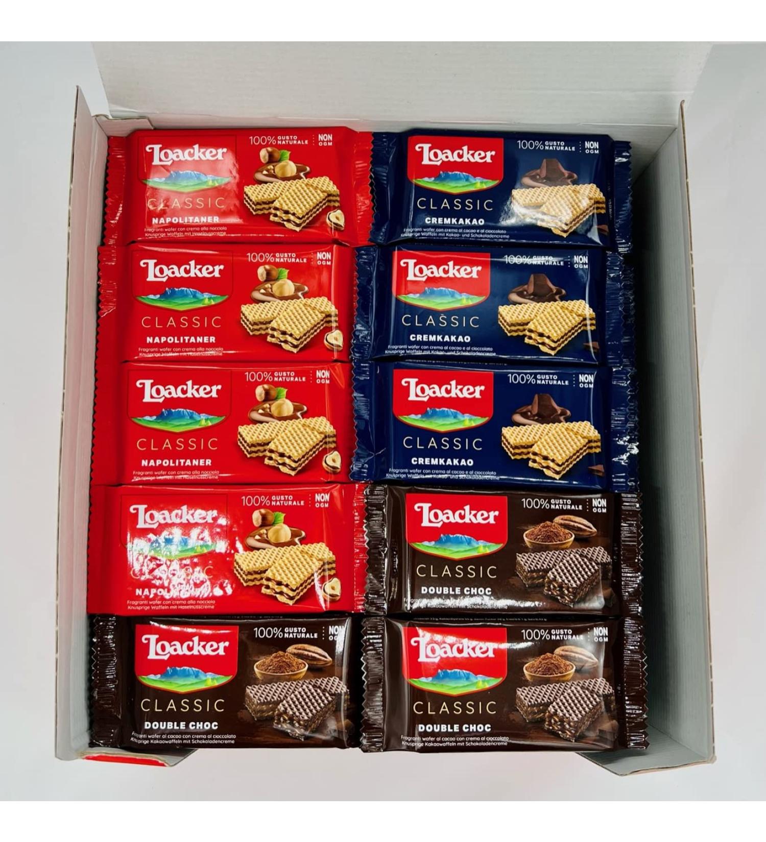 Loacker Classic 45g x 60 assorted snacks in best-selling flavours - Buy Online on GoSupps.com