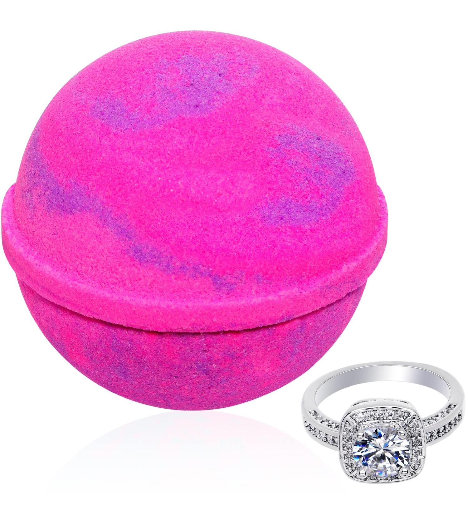 Love Potion Bath Bomb with Size 6 Ring Inside 10 oz - Made in USA - Buy Online on GoSupps.com