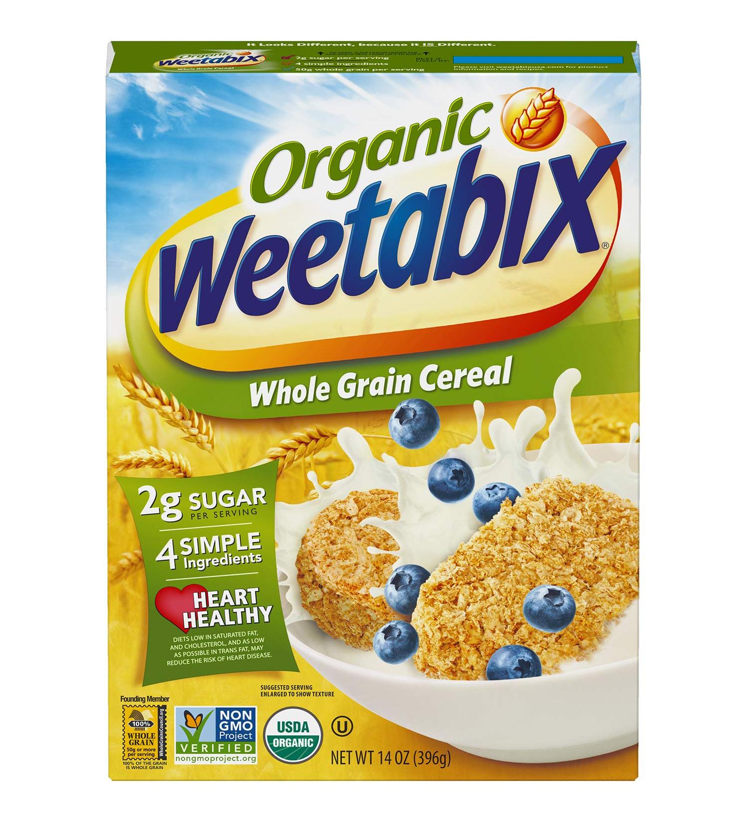Buy Weetabix Organic Whole Grain Cereal - USDA Organic, Non-GMO, Vegan, 14 Oz Box - Buy Online on GoSupps.com