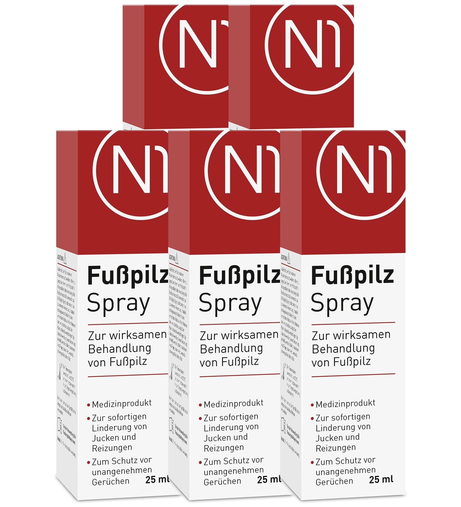 N1 Foot Fungus Spray 125ml | Relieves Itching & Redness | Fast Intense Treatment for Athlete's Foot & Skin Fungus | Medical Device - Buy Online! - Buy Online on GoSupps.com