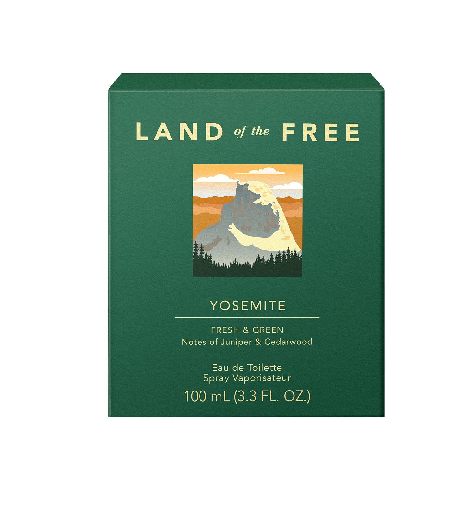 Land of the Free Yosmite Eau de Toilette Spray 3.3 FL OZ Pack of 1 - Buy Online on GoSupps.com
