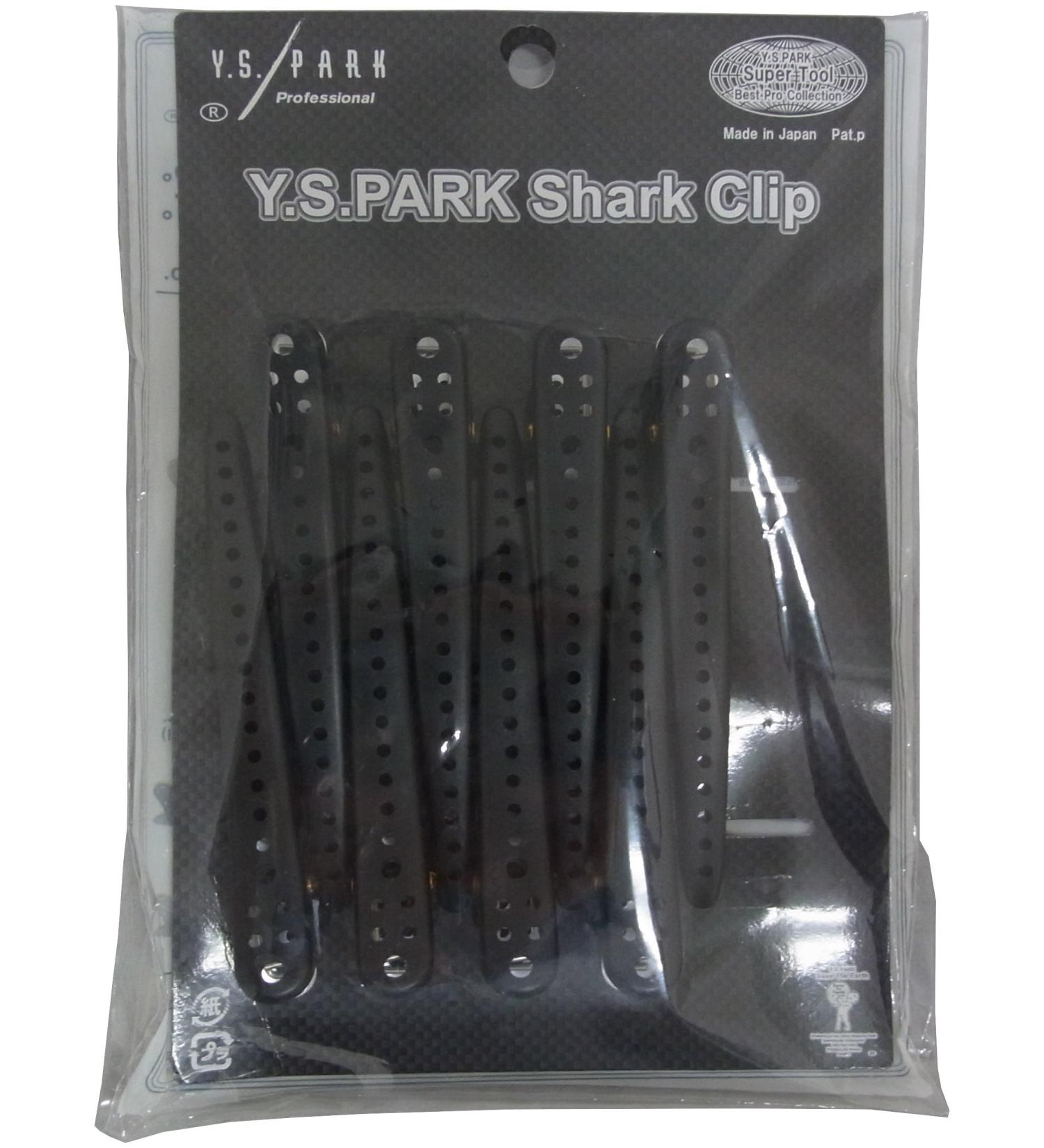 Y.S.Park Shark hair clip 8 pieces (Black Metal)