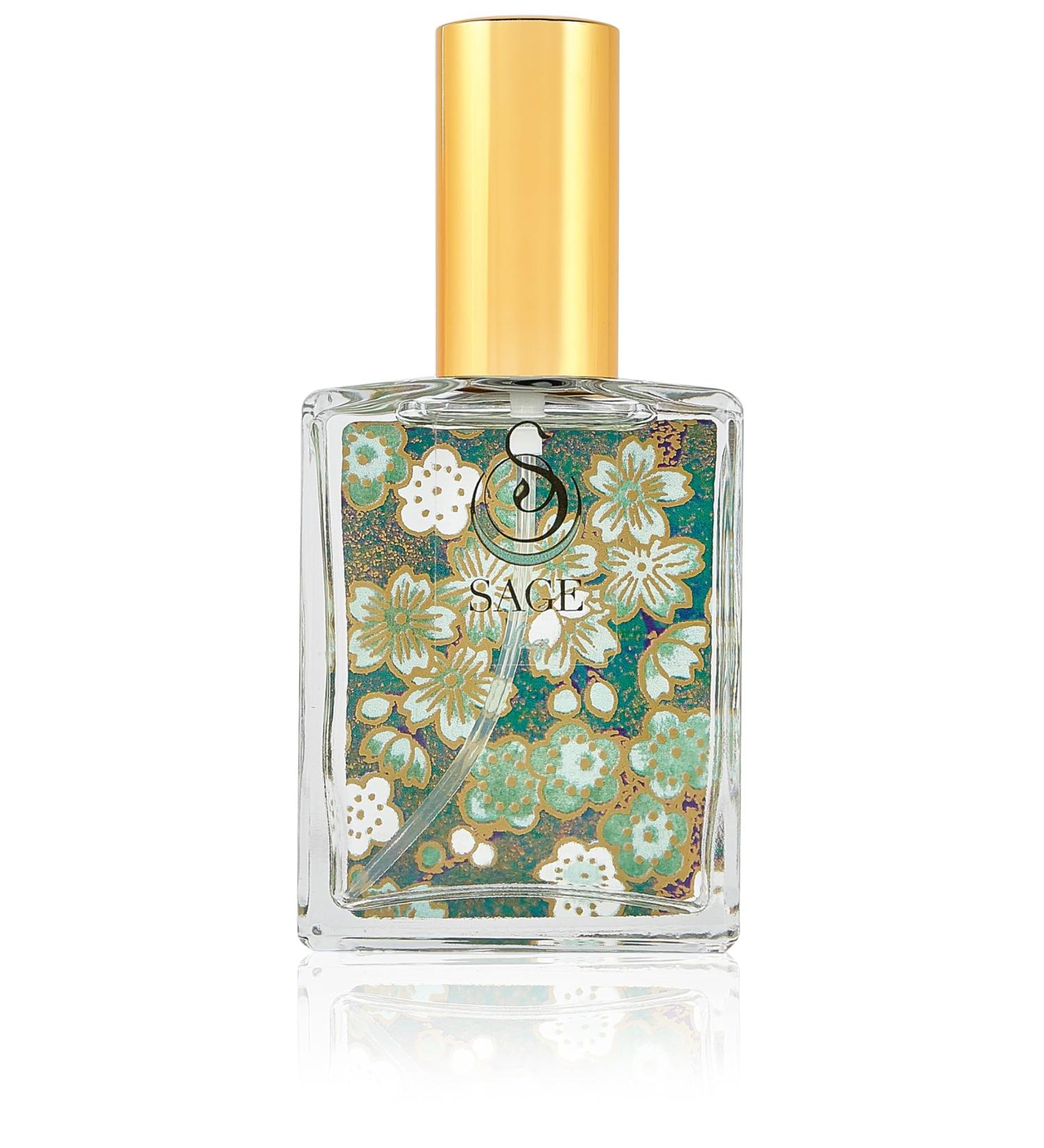 Sage Organic Perfume Spray by Sage- 2 oz Vegan & Cruelty-Free Fresh Scent Cucumber White Sage Sweet Pea Sage 2 oz Eau de Toilette Spray - Buy Online on GoSupps.com