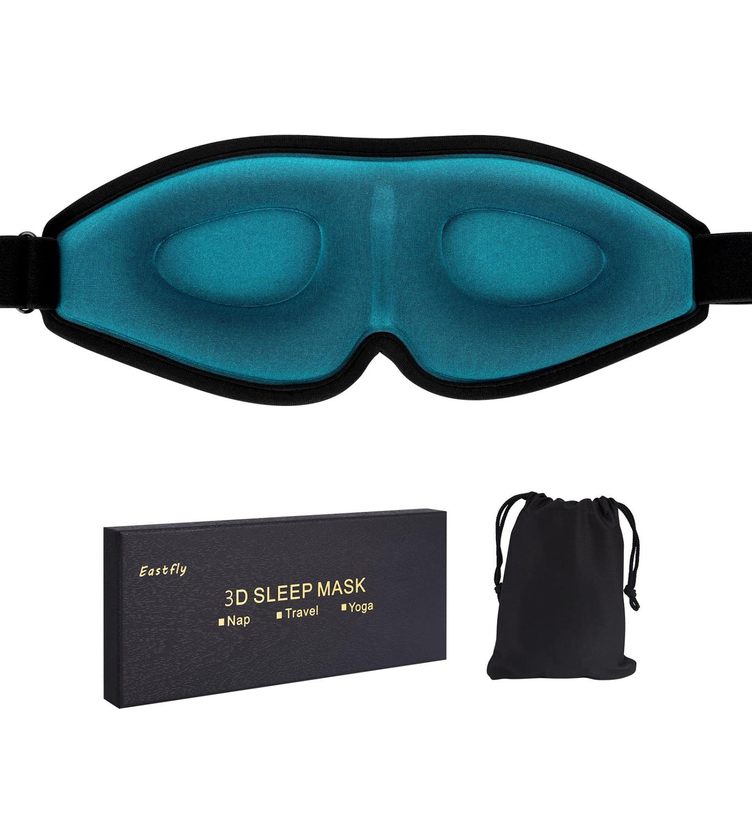 3D Sleep Mask for Women & Men - Comfortably Block Light Perfect for Travel Naps & Yoga - Buy Online on GoSupps.com