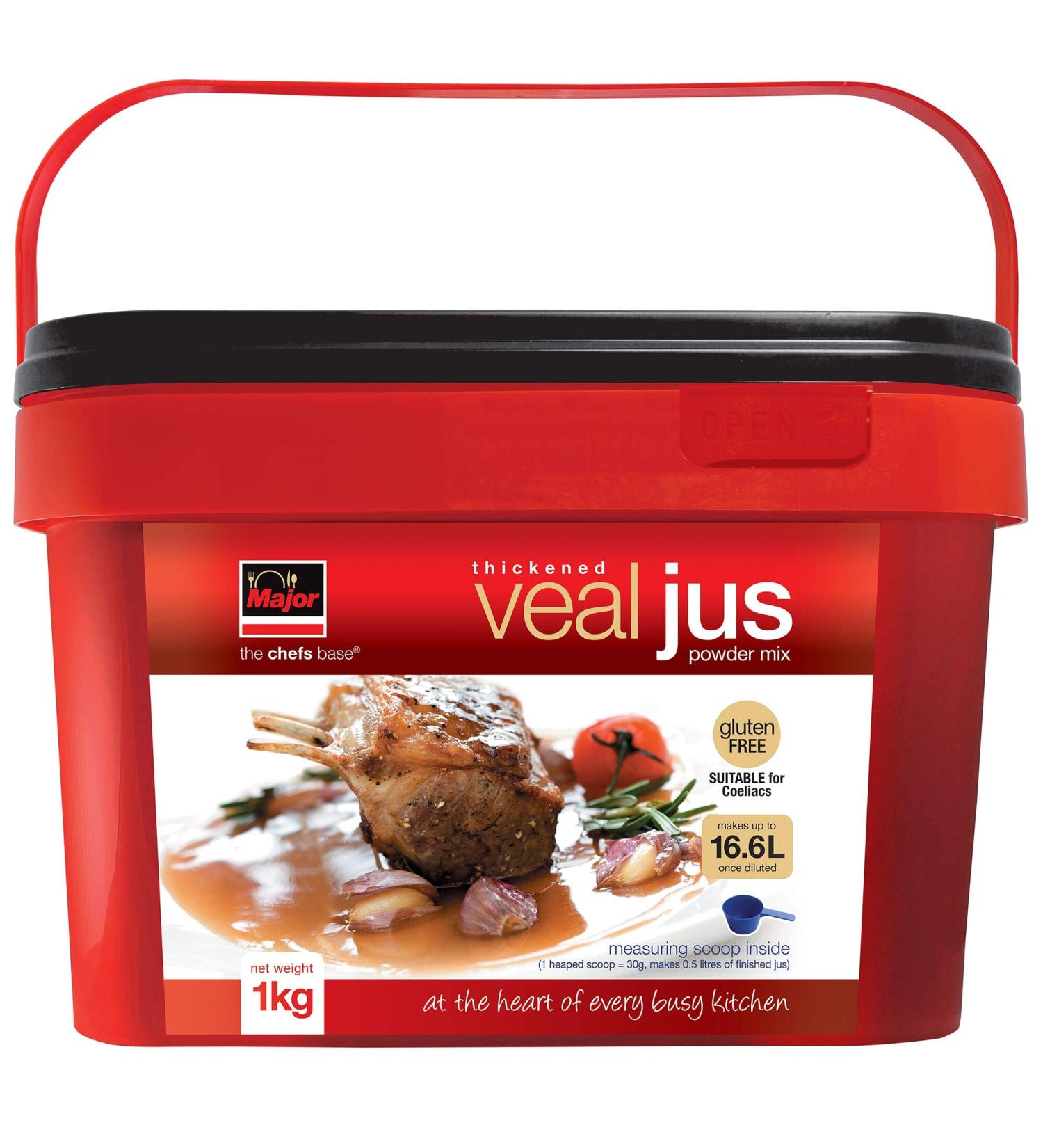Major Gluten Free Thick Veal Jus Powder Mix - 1x1kg