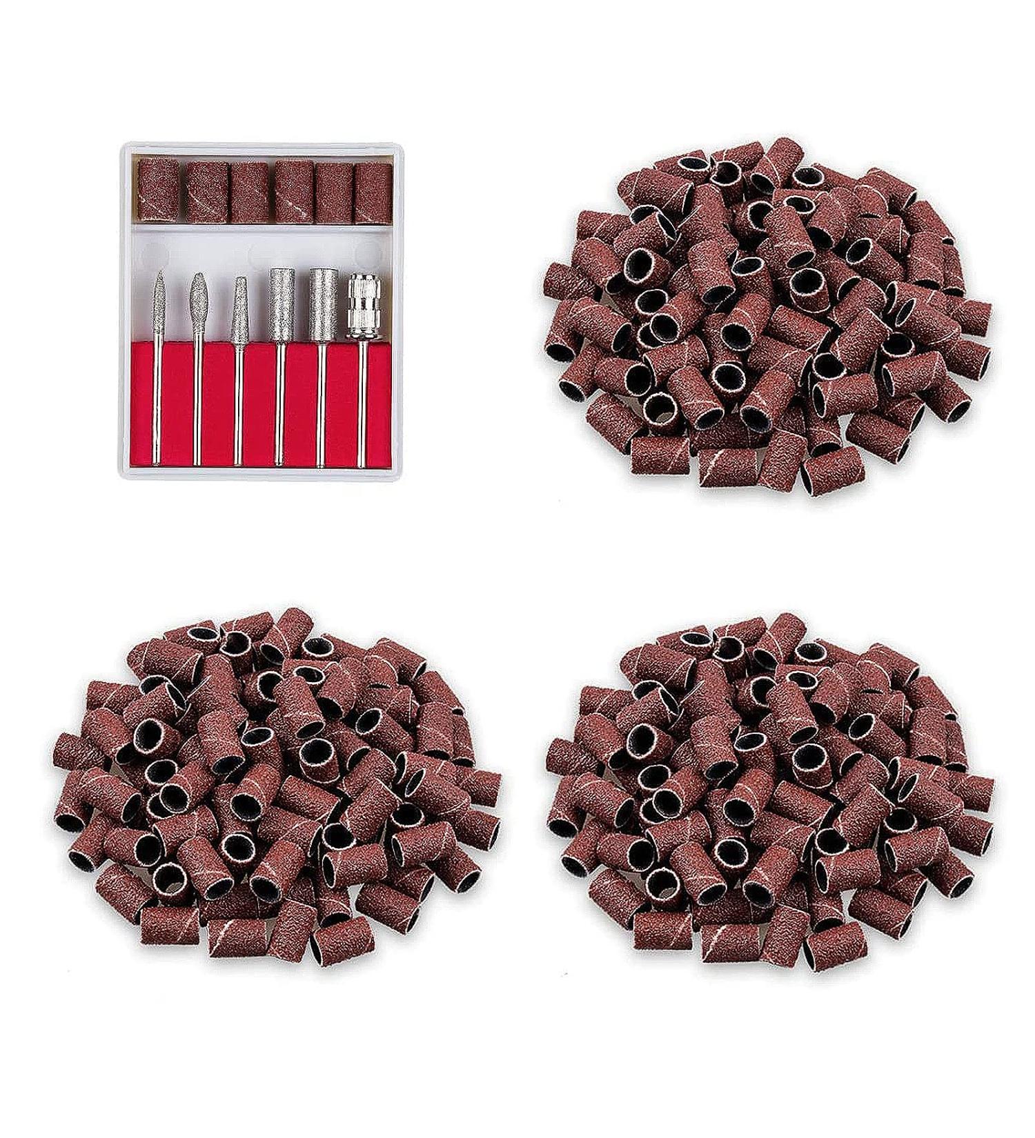 300 PCS Nail Cutter Attachments - Professional Grinding Sleeves & Bits for Gel Nails | Premium Nail Design Tools - Buy Online on GoSupps.com