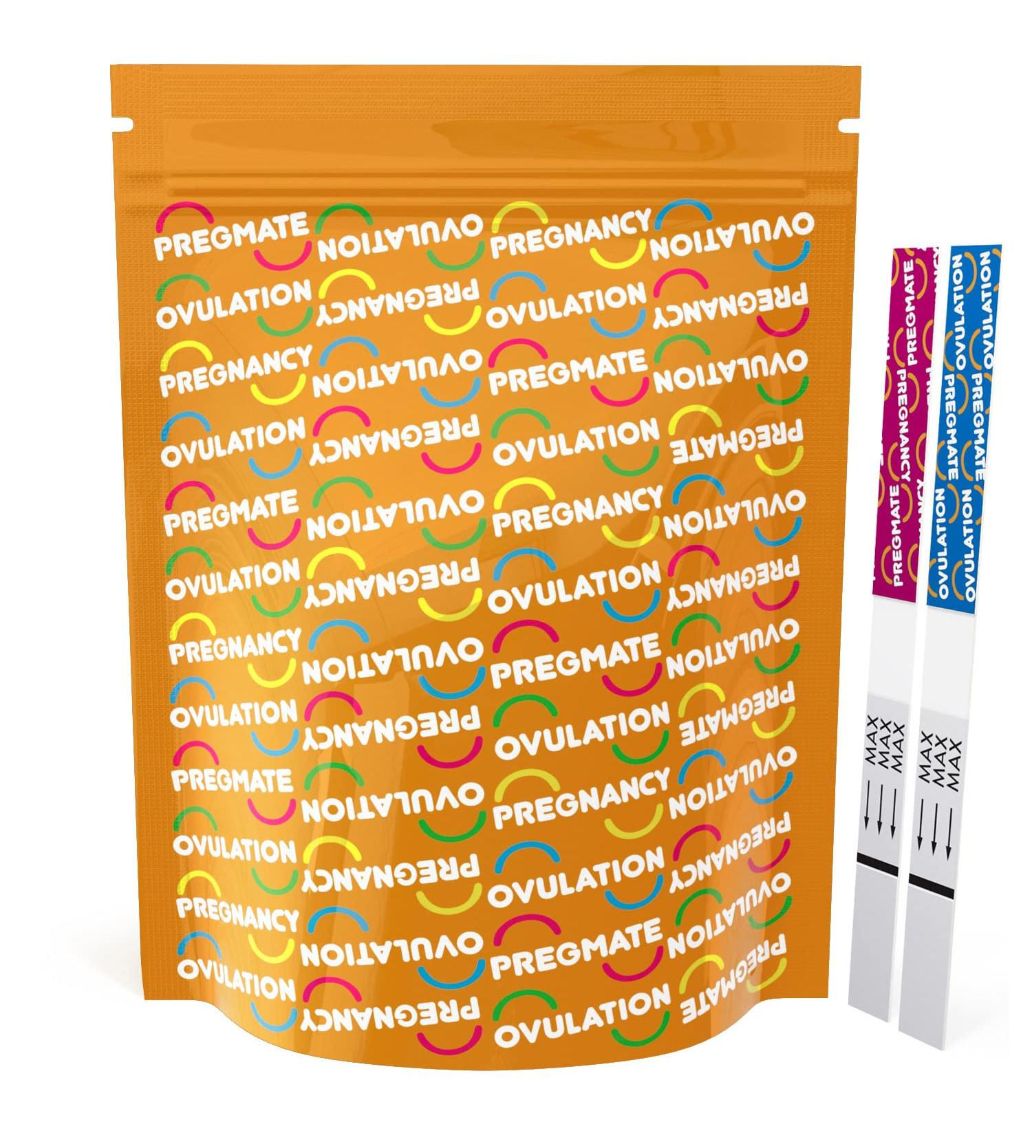Pregmate Ovulation & Pregnancy Test Strips Kit - 50 Ovulation + 20 Pregnancy Tests - Buy Online on GoSupps.com