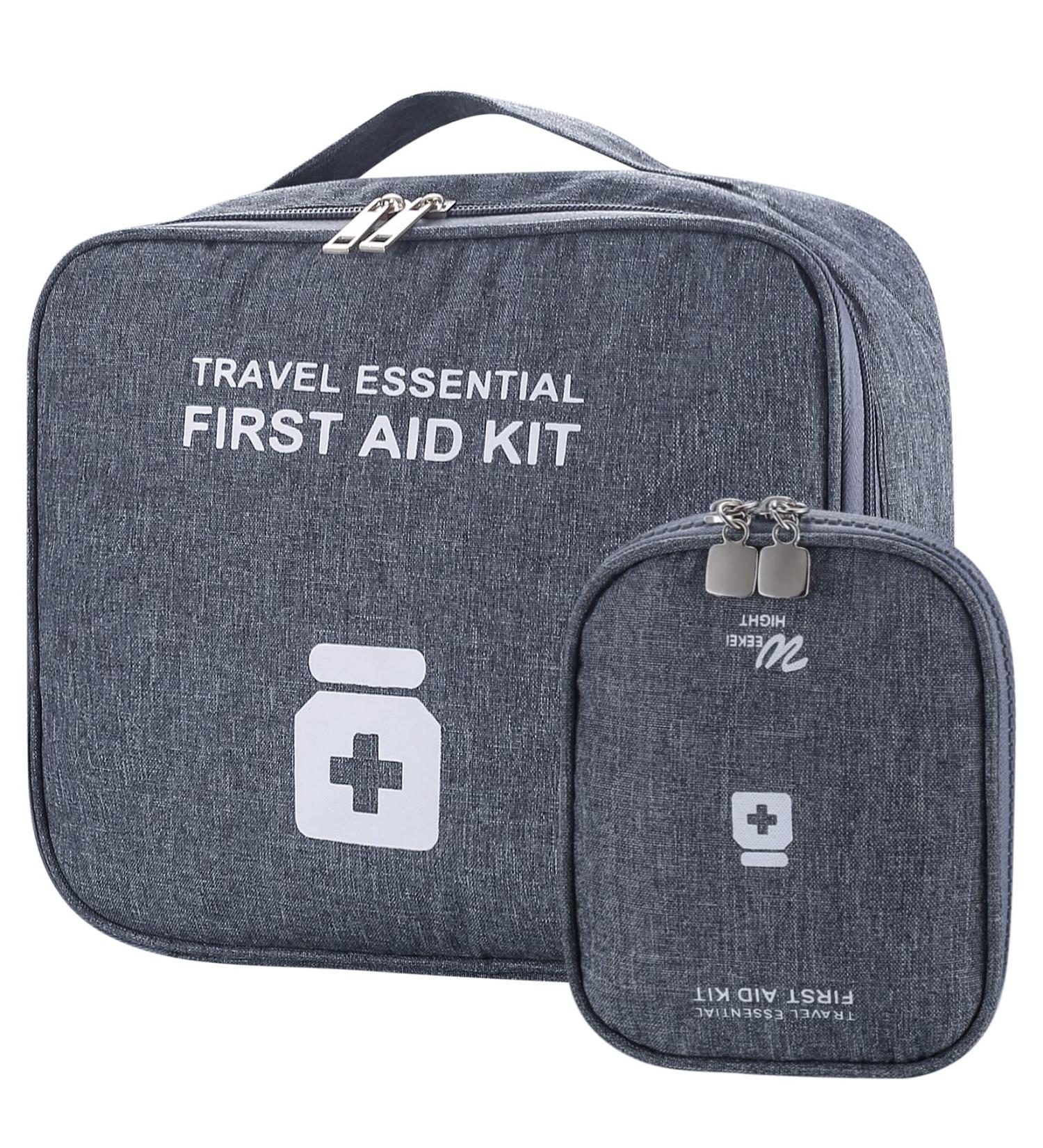 Buy Aoyfuwell 2 Medical Bags Waterproof First Aid Pocket & Emergency Storage for Outdoor Trips Large Capacity - Buy Online on GoSupps.com
