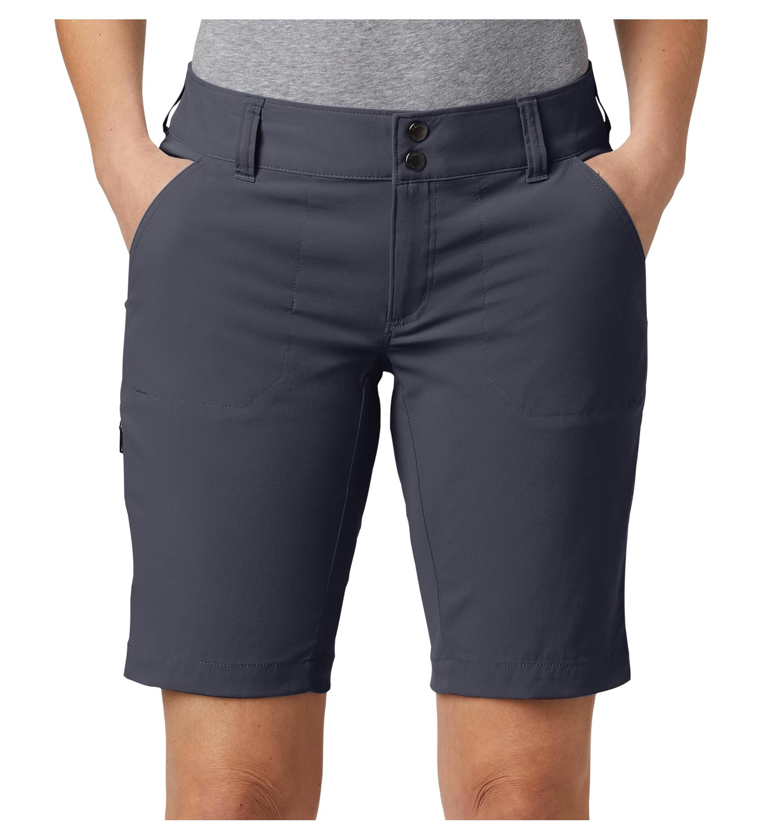 Shop Columbia Women's Long Hiking Shorts - India Ink | Durable & Comfortable Outdoor Gear - Buy Online on GoSupps.com