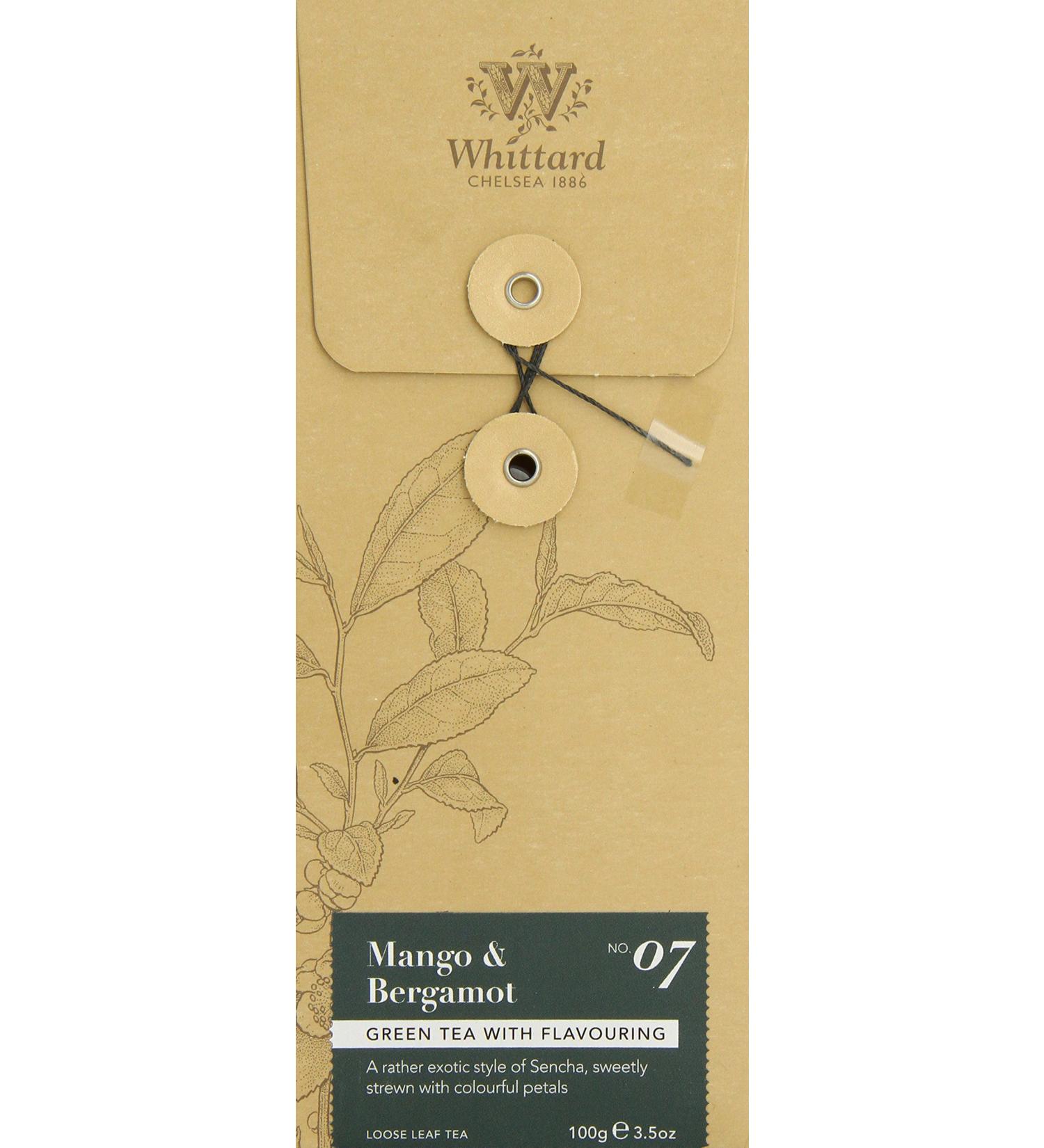 Whittard of Chelsea Mango and Bergamot Loose Tea Pouch 100 g - Buy Online on GoSupps.com