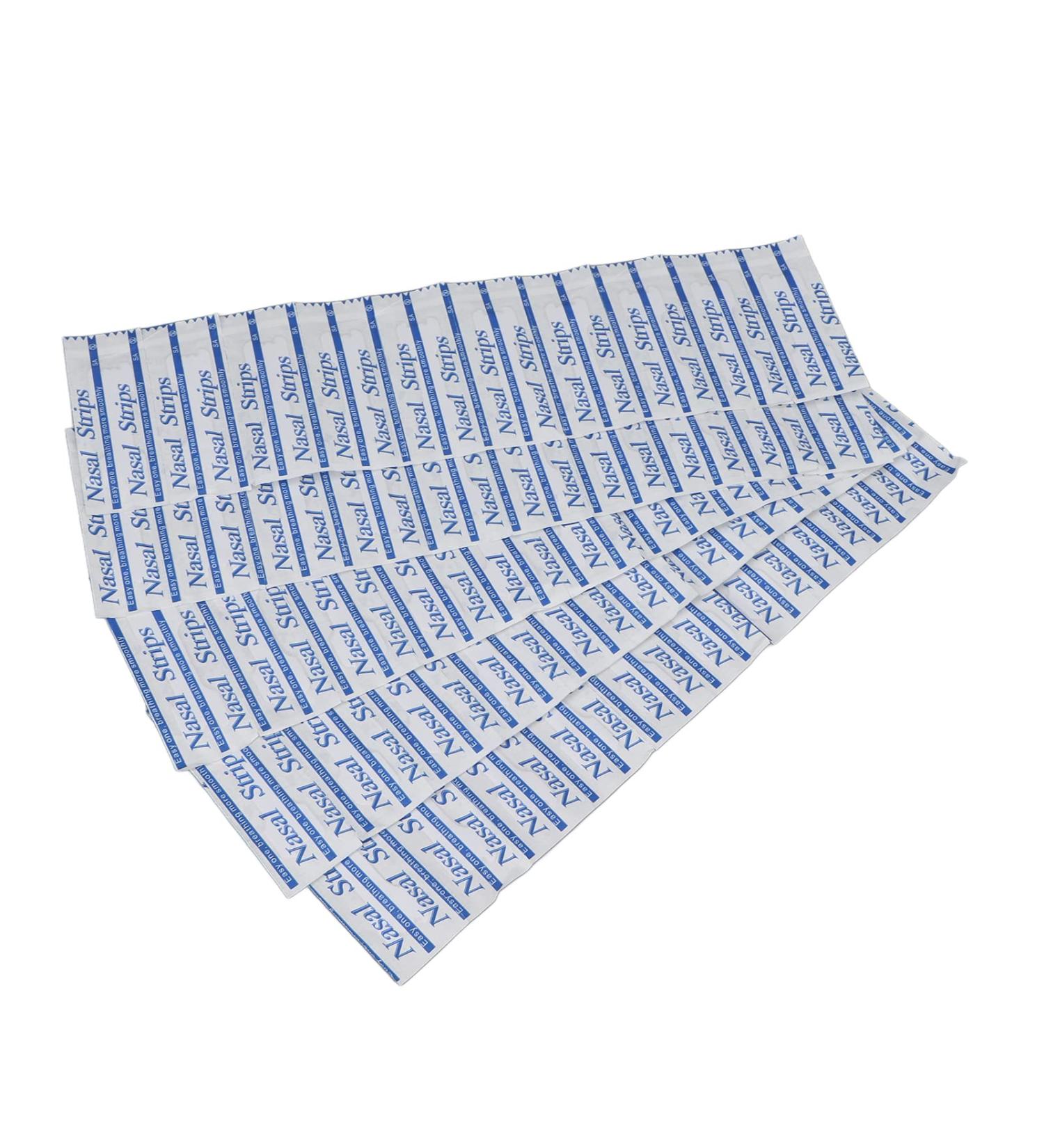 50pcs Waterproof Snoring Nose Strips for Improved Sleep Quality and Nasal Breathing - Lightweight Non-Woven Fabric - Buy Online on GoSupps.com