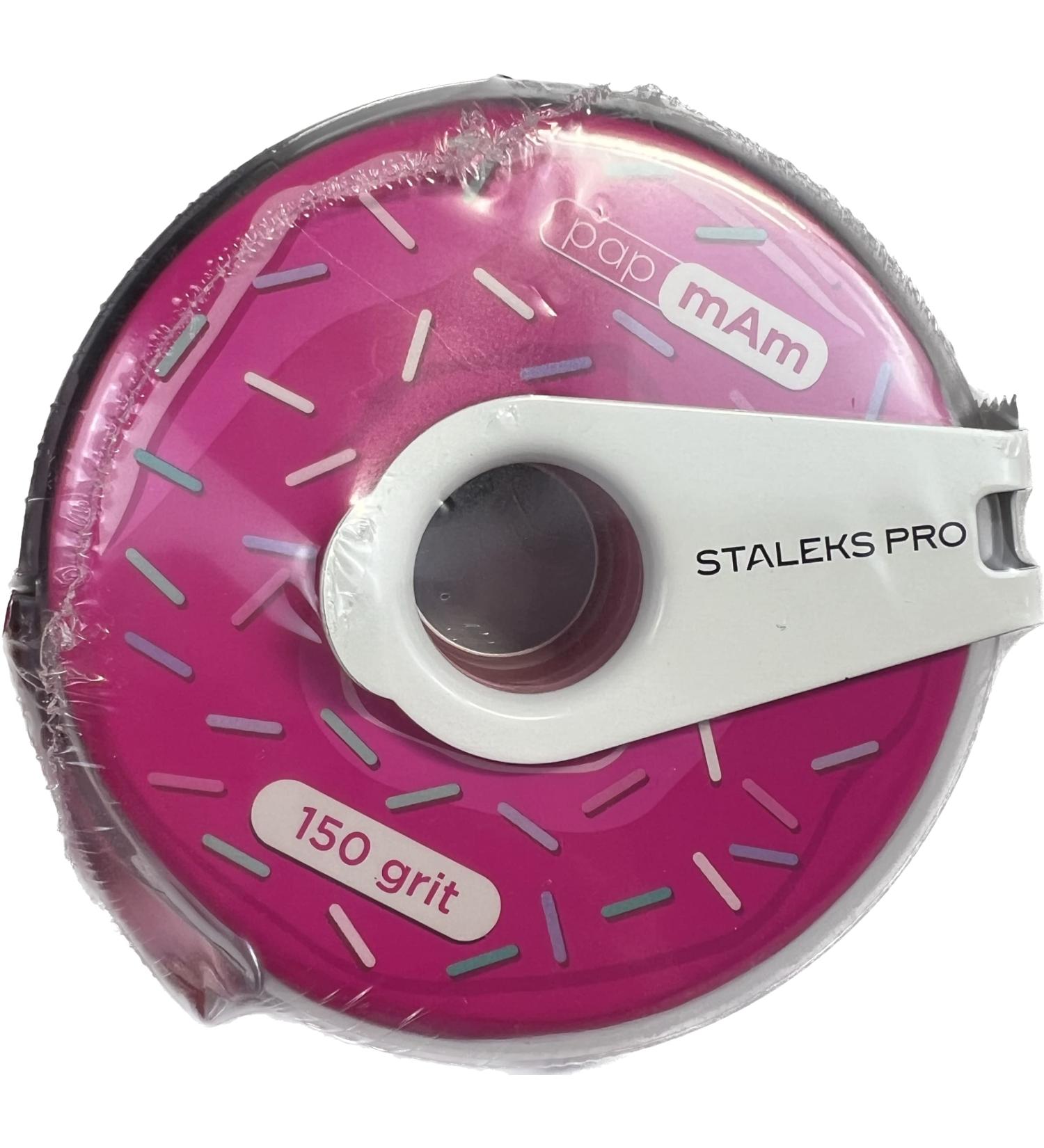 Staleks White 150 Grit Nail File 80 Files in a roll Replaceable Metal Base Special Clip for Easy Division - Buy Online on GoSupps.com