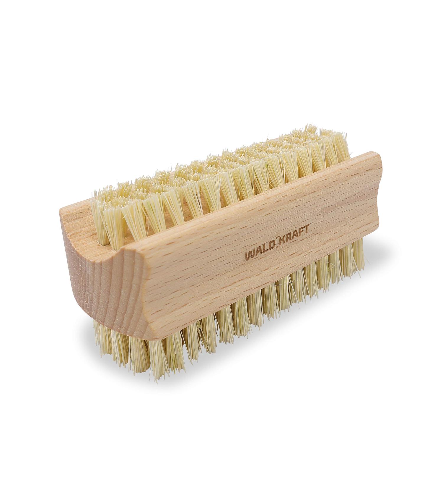 High Quality Wooden Brush - Beech Wood Cleaning Brush Made in Germany - Durable Hand Washing Brush (1 Double Fibre) - Buy Online on GoSupps.com