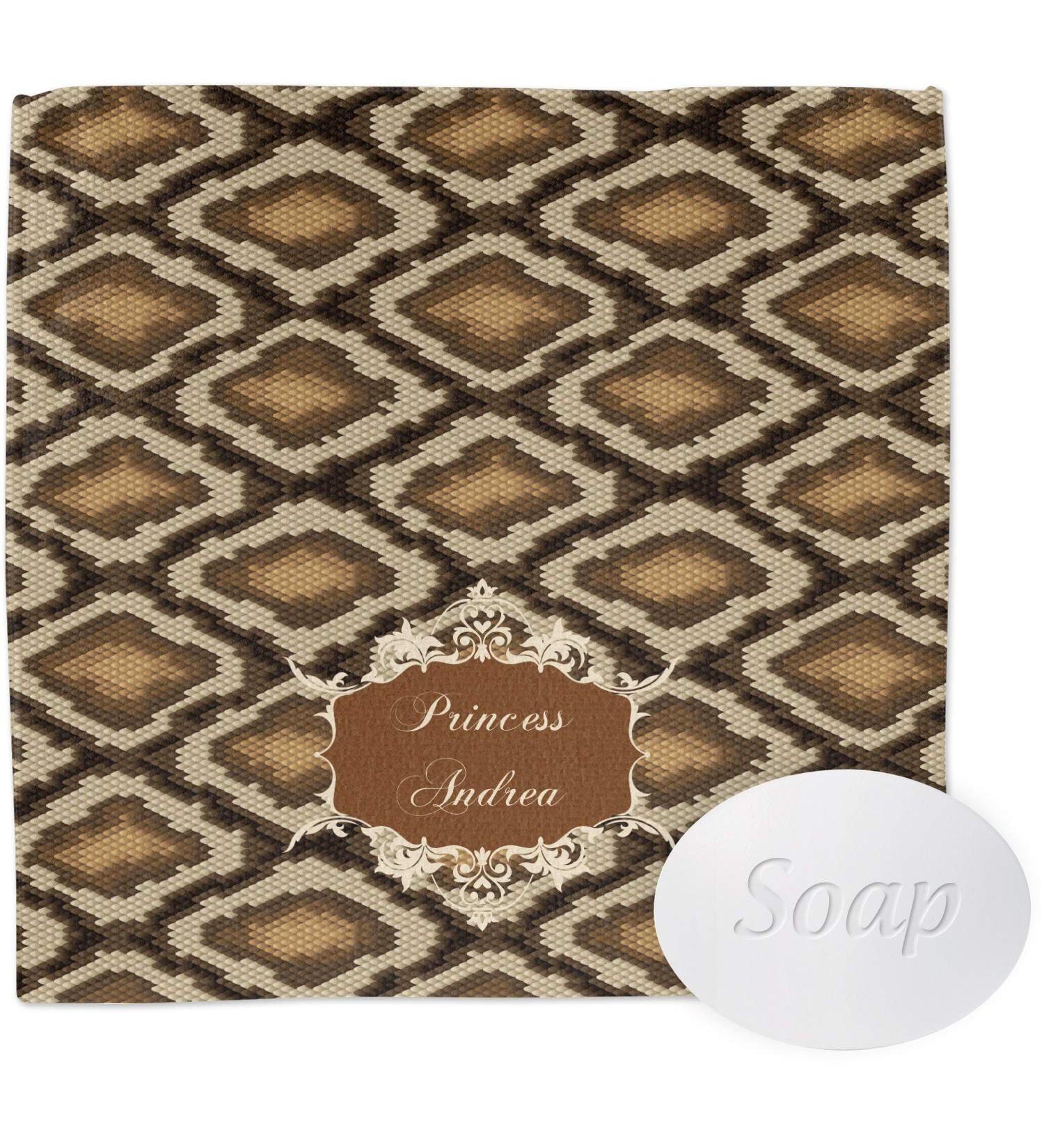 YouCustomizeIt Personalized Snake Skin Washcloth