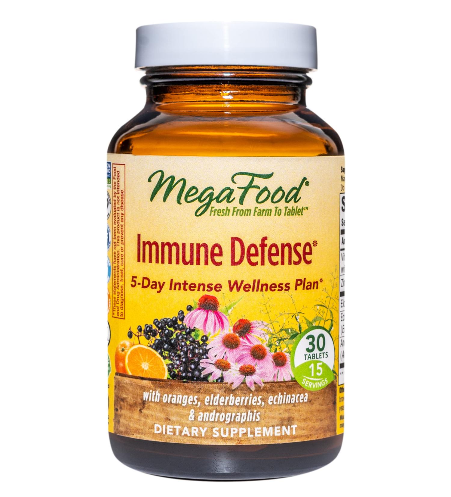Boost Your Immunity with MegaFood Immune Defense - 30 Tablets - Buy Online on GoSupps.com