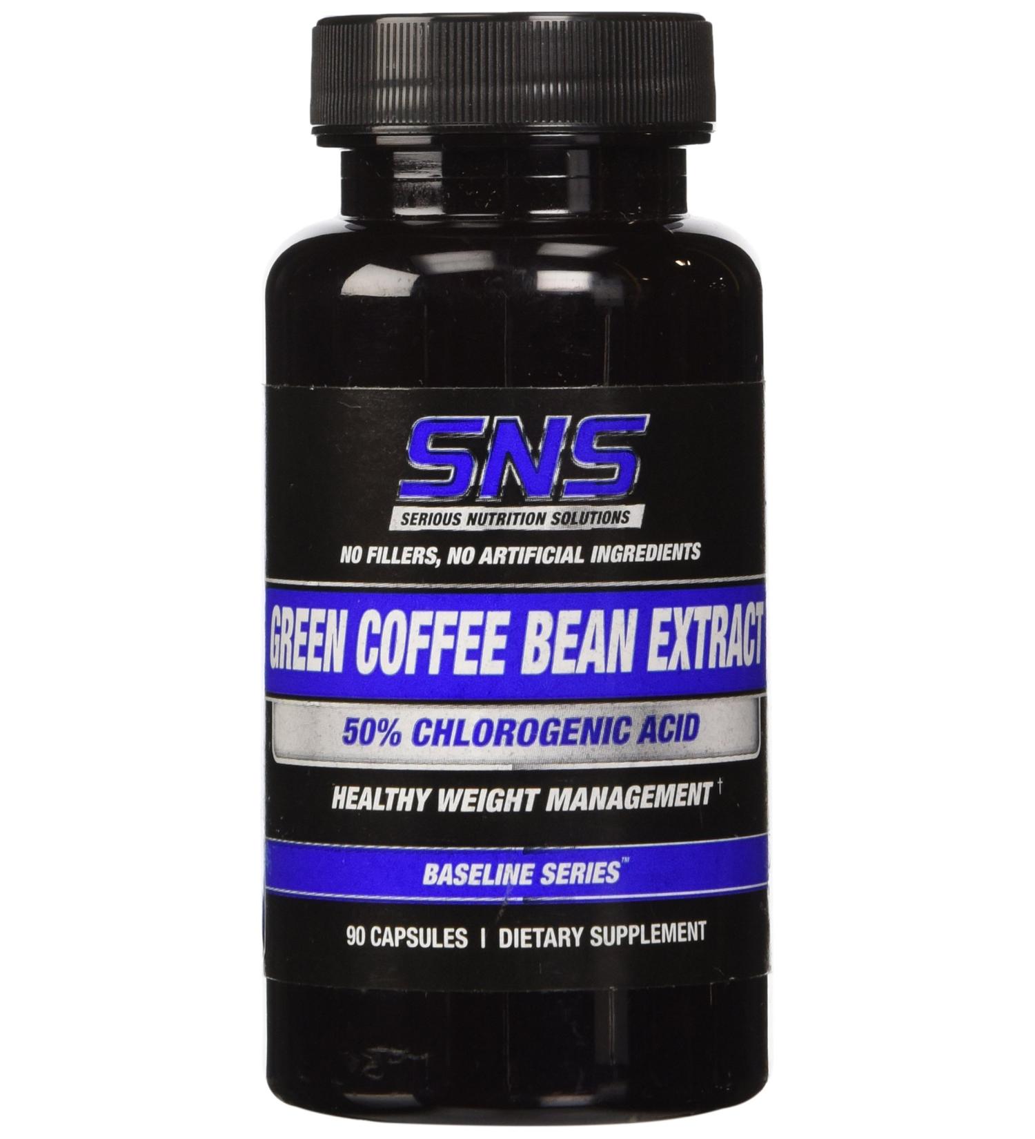 SNS: Green Coffee Bean Extract 90 Capsules - Buy Online on GoSupps.com