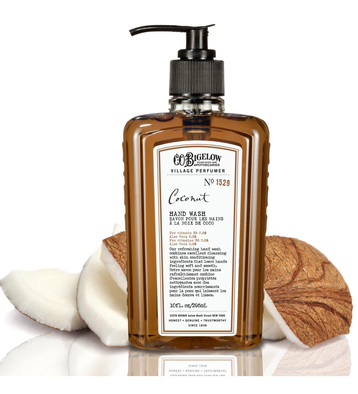 C.O. Bigelow Coconut Hand Wash Village Perfumer Liquid Hand Soap with Aloe Vera & B5 10 Fl Oz Coconut 10 Fl Oz (Pack of 1) - Buy Online on GoSupps.com