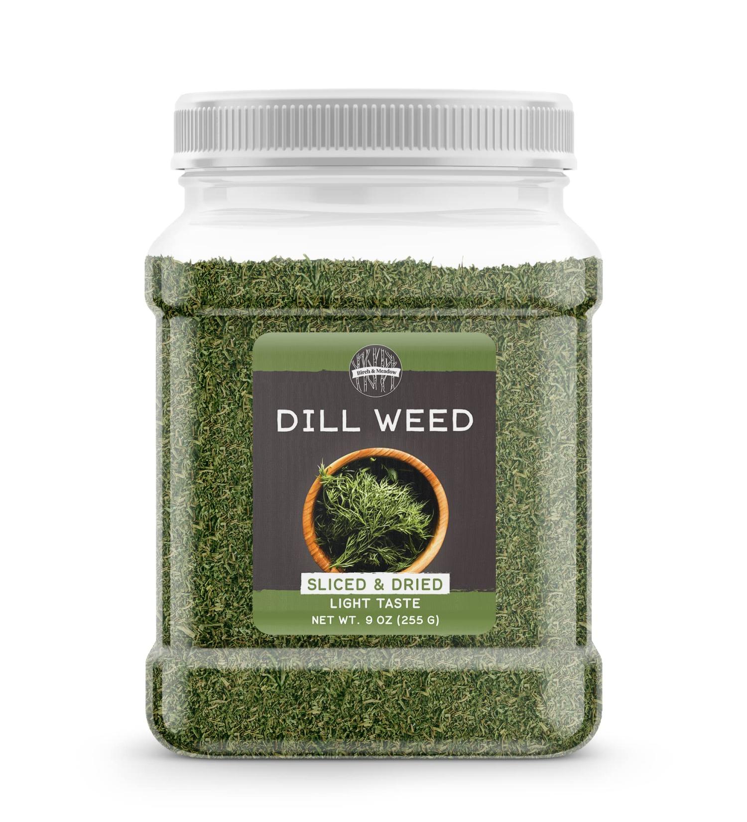 Birch & Meadow 9 oz Dill Weed for Garnish & Pickling - Light Taste | 9 Ounce - Buy Online on GoSupps.com