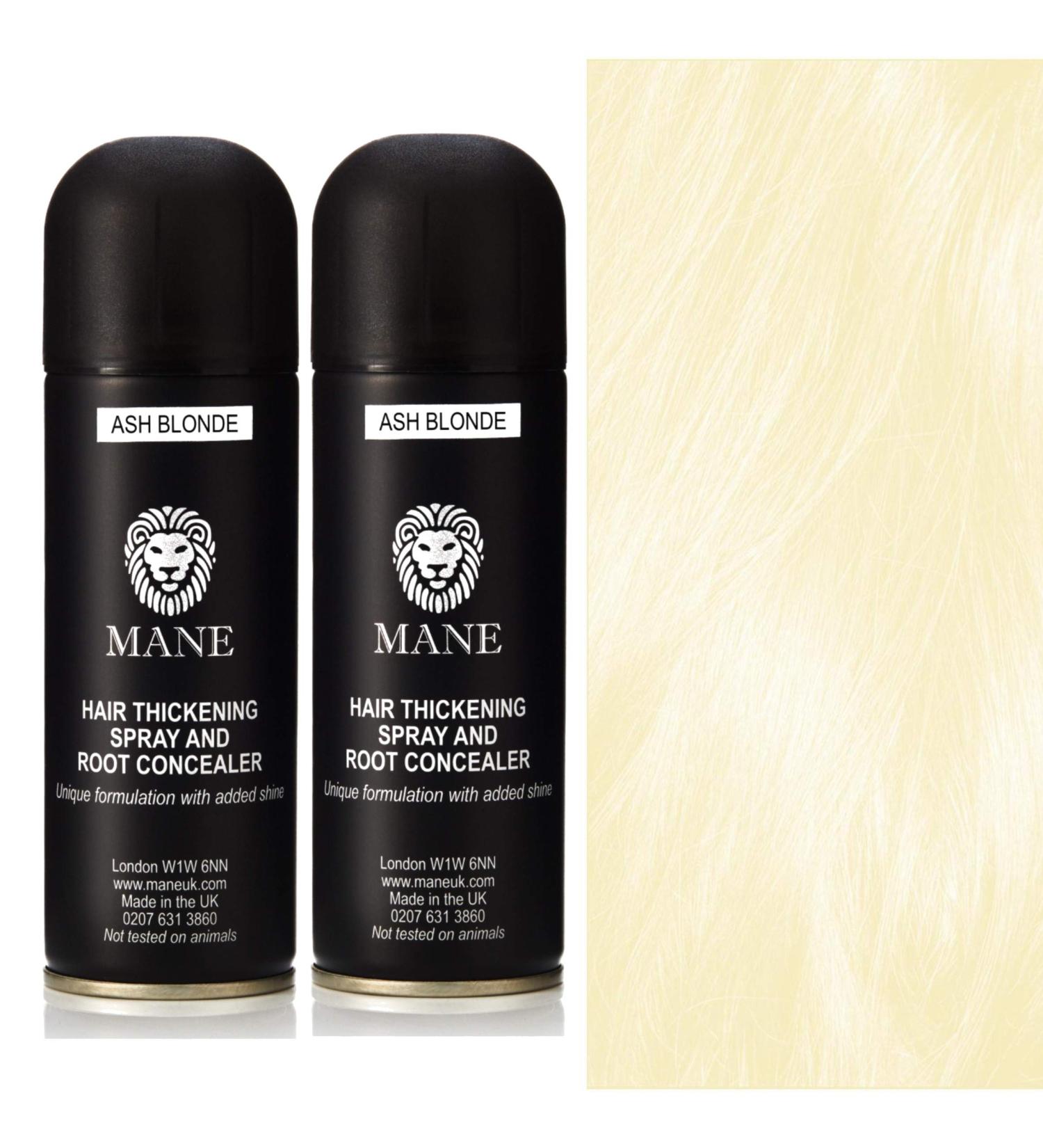 Mane Hair Thickening Spray Duo Pack 6.76 fl oz (Ash Blond) - Buy Online on GoSupps.com