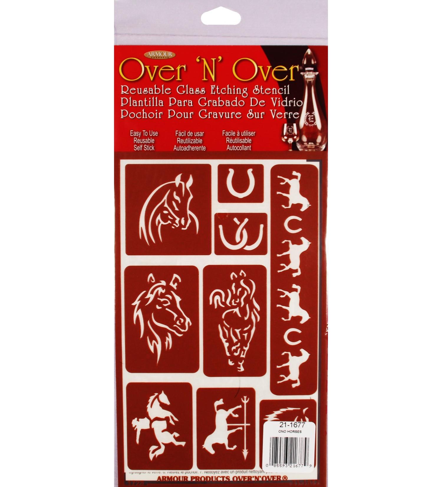 Armour 21-1677 Stencil - Horses Craft Supplies | Shop Now - Buy Online on GoSupps.com