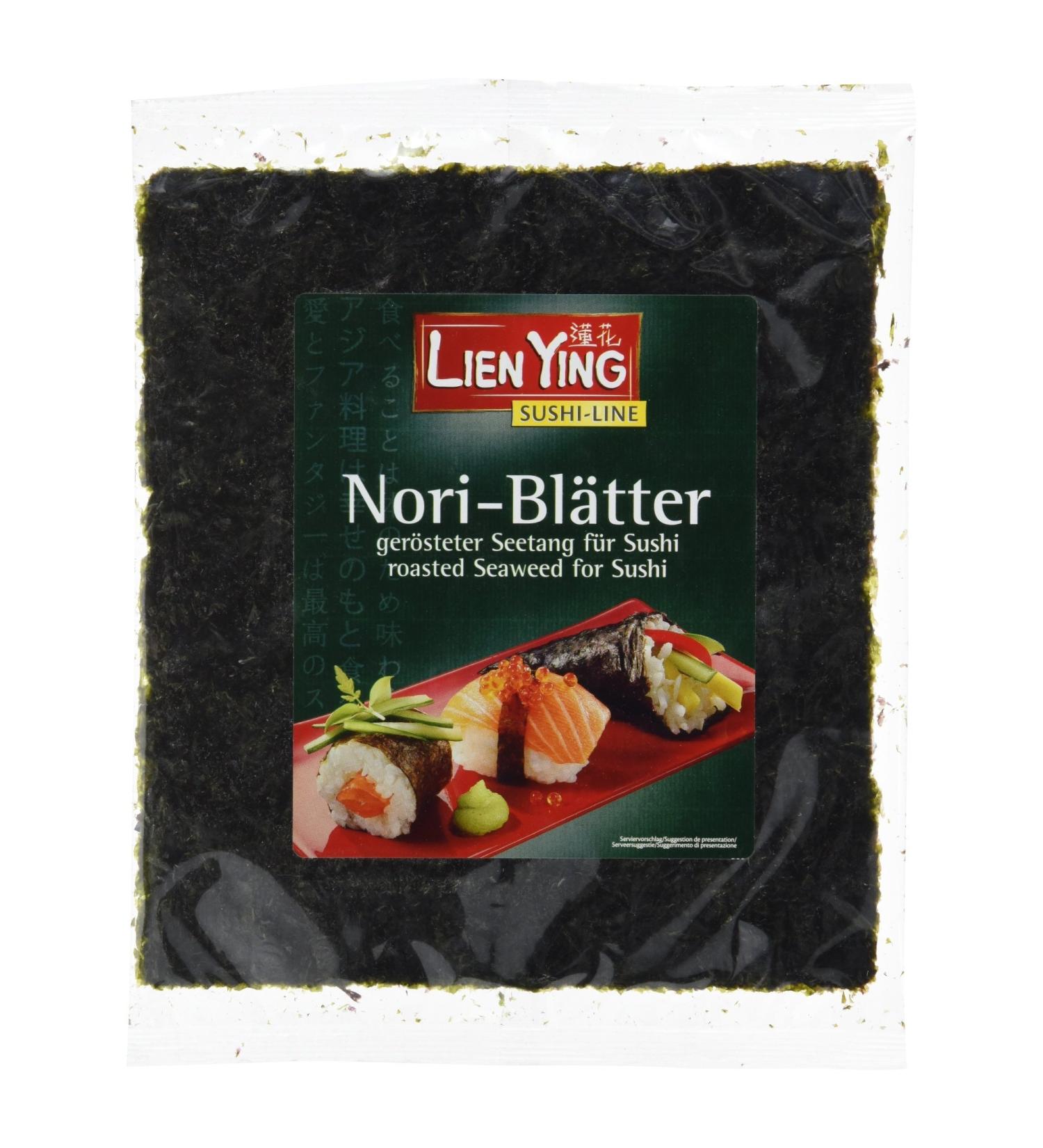 Buy Lien Ying Sushi Nori Sheets - 7 Pieces 18g | International Shipping Available - Buy Online on GoSupps.com