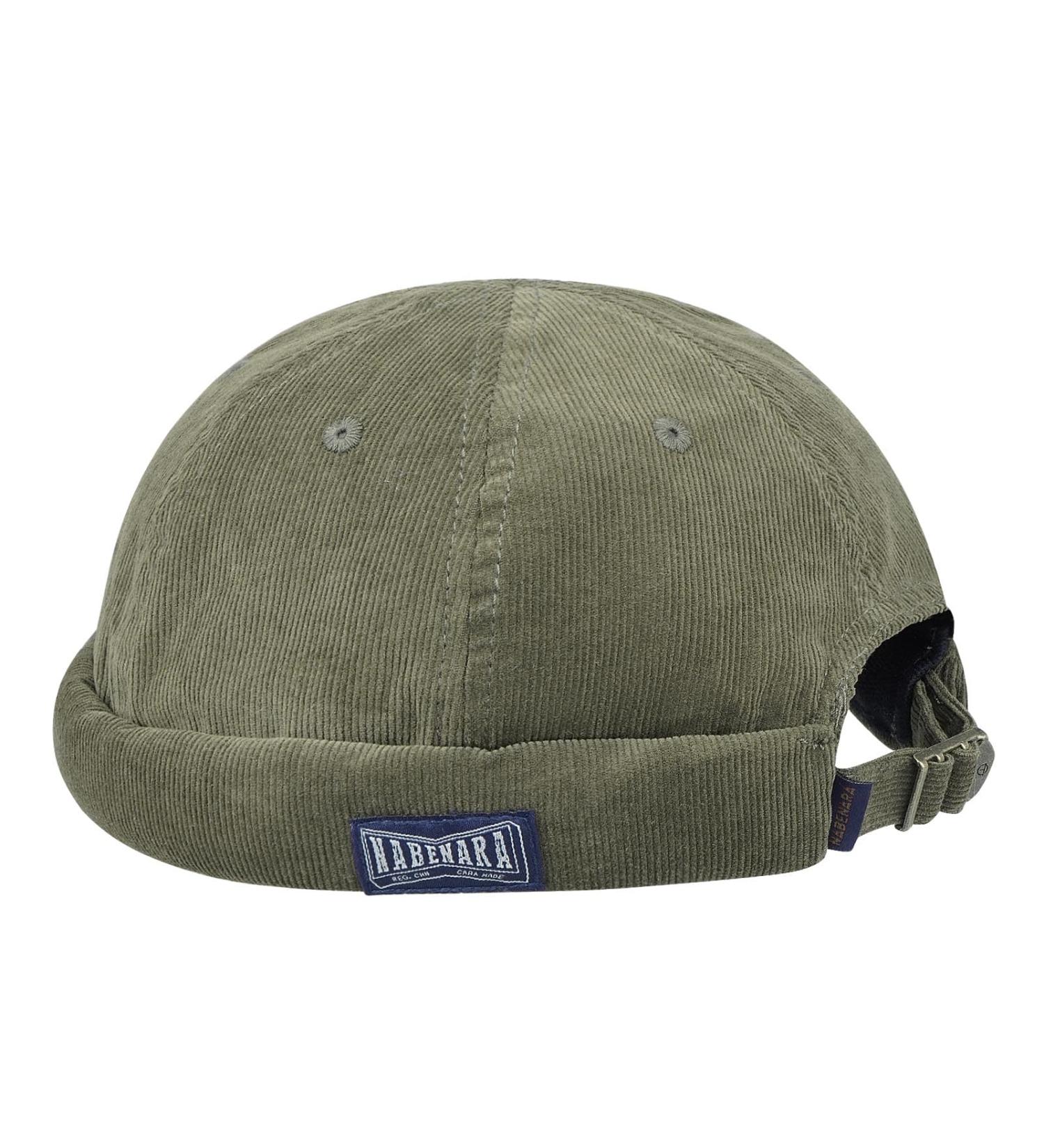 Clape Cotton Docker Cap for Men - Adjustable Seemanns Cap with Corduroy Brimless Design - Perfect Fishing Beanie - HBH01-Green - Buy Online on GoSupps.com