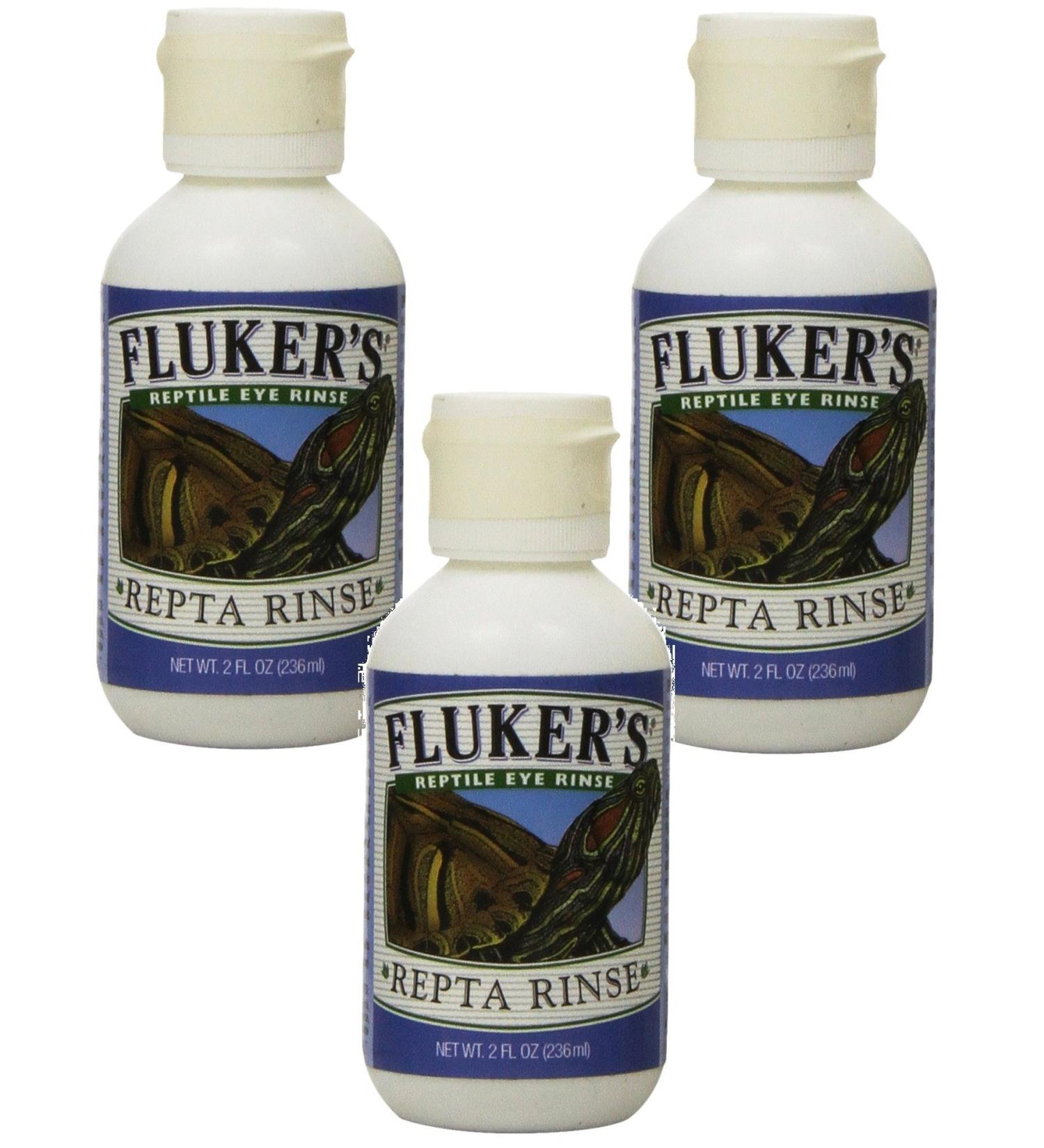 Fluker Labs Repta Rinse Reptile Eye Rinse 2-Ounce Each (3 Pack)