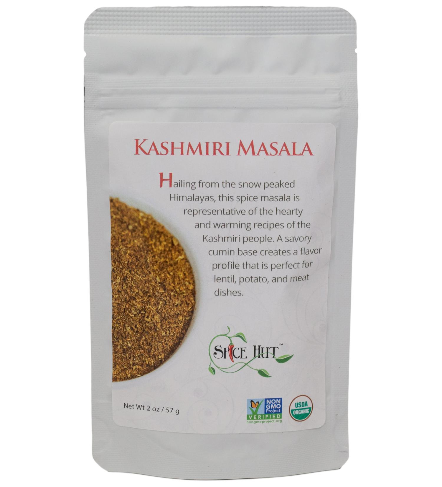 Spice Hut Organic Kashmiri Masala Seasoning 2 oz - Salt Free Indian Spice Blend - Buy Online on GoSupps.com