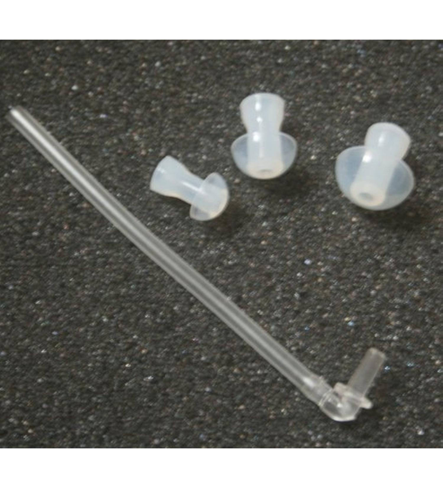 Healtheveryday 1 x Universal Sound Tube + 3 x Ear Plugs Eartips Domes for BTE Hearing Aids - Buy Online on GoSupps.com