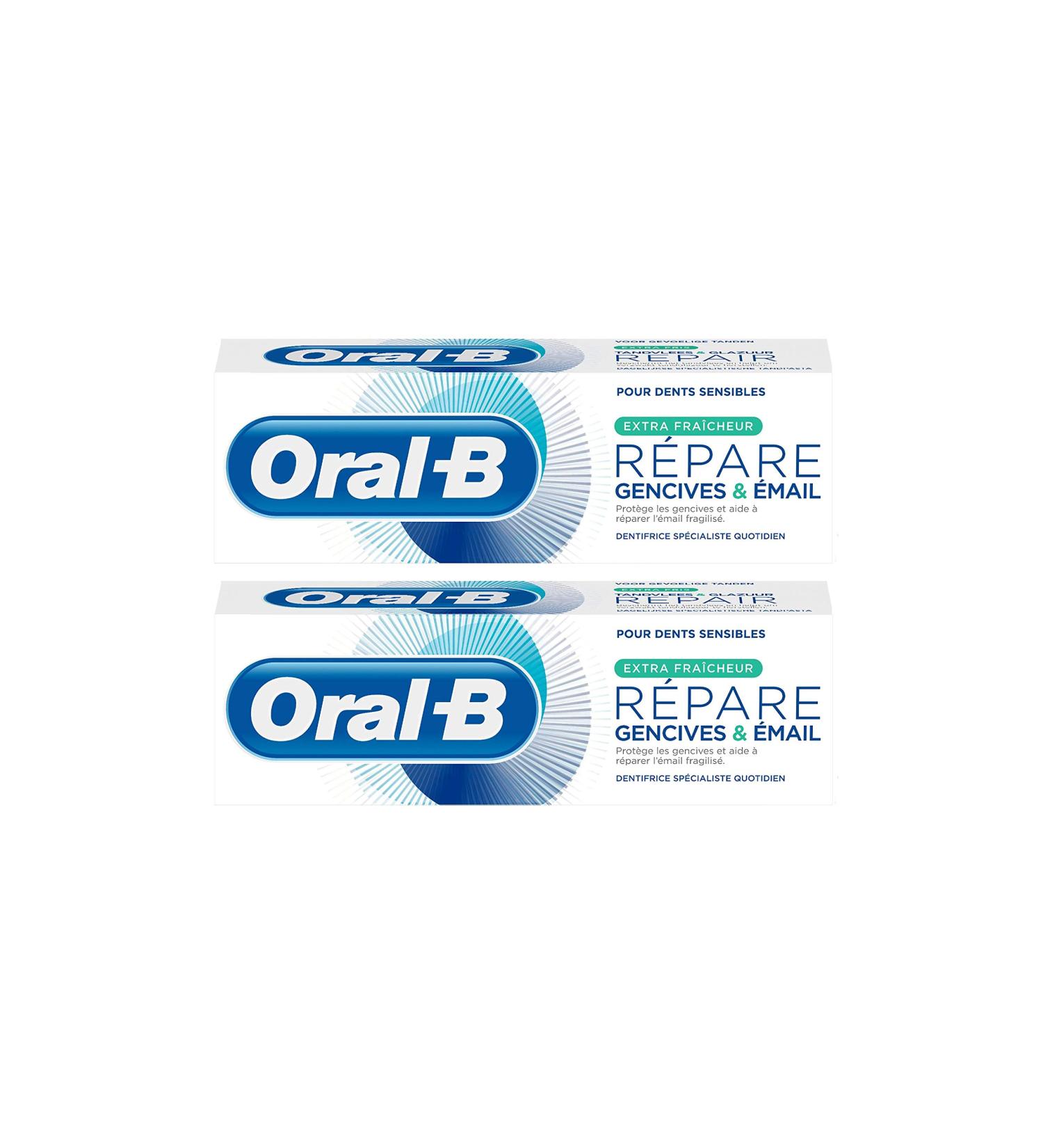 Oral-B Repair Gums & Enamel Extra Fresh Toothpaste 75 ml, Pack of 2