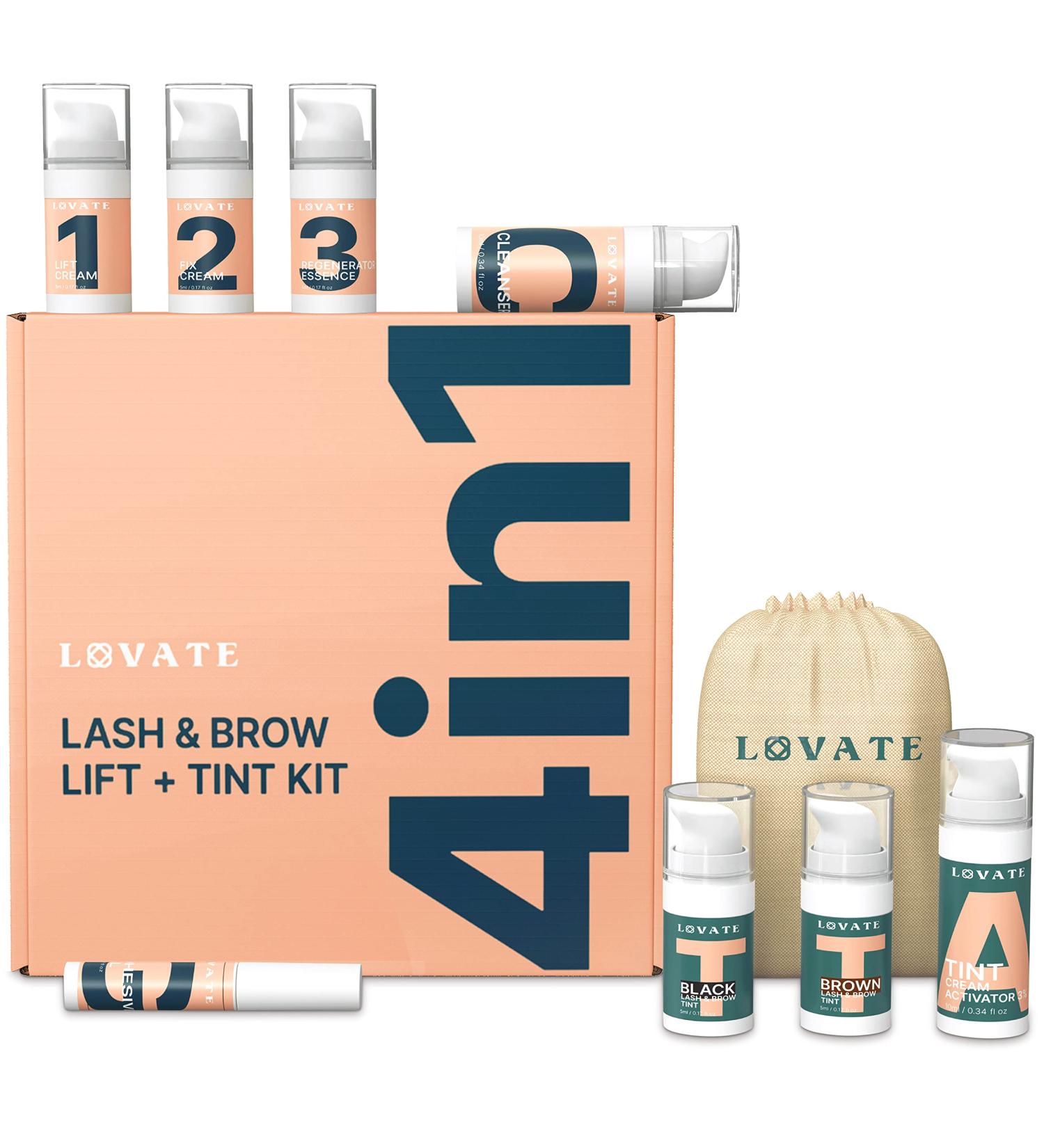 Lash Lift and Brow Lamination Kit with Color - Ultimate Eyelash and Eyebrow Perm Set - Buy Online on GoSupps.com