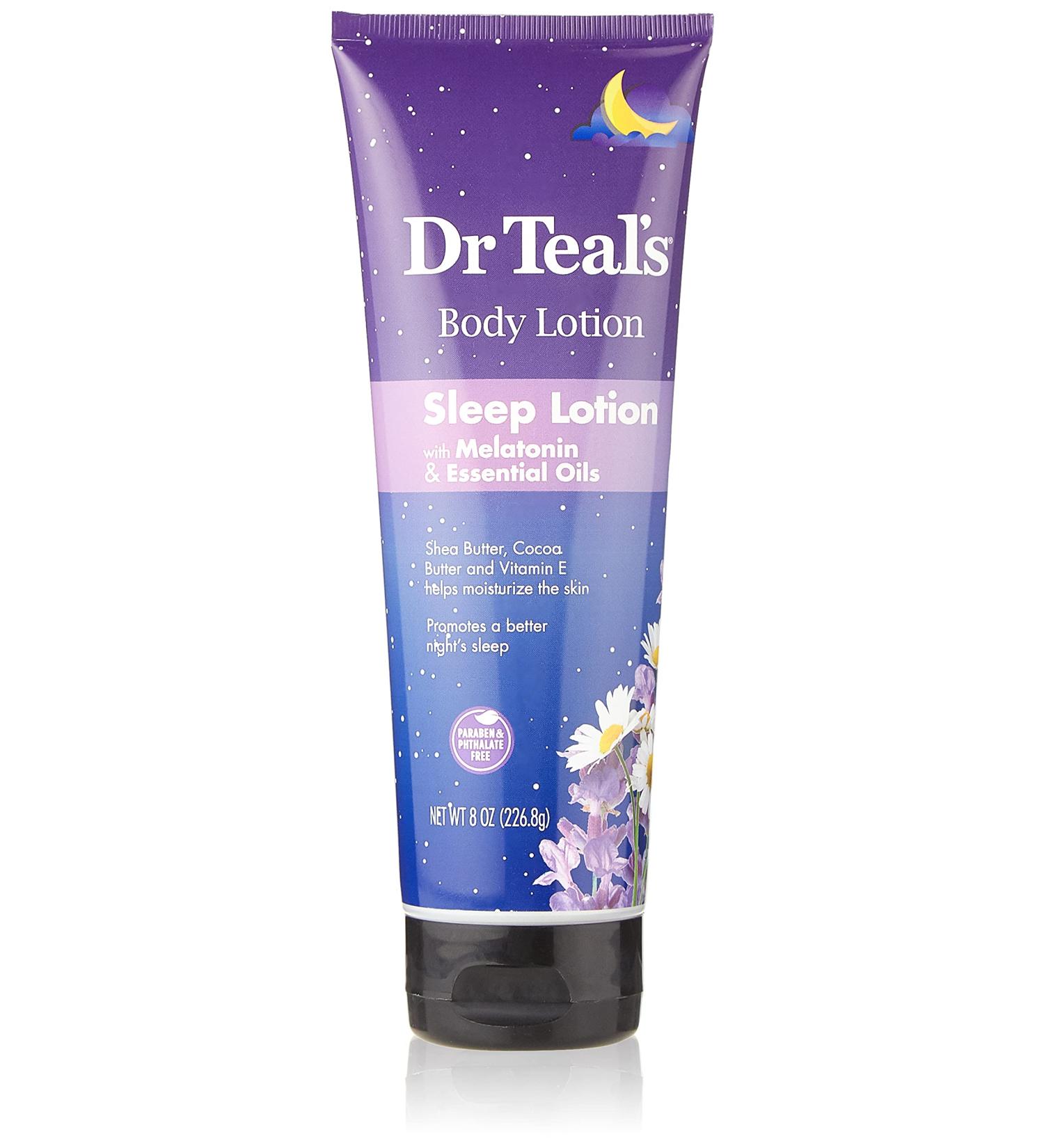Teal's Adults Body Lotion 8 oz - Melatonin & Essential Oils for Night Sleep - Buy Online on GoSupps.com
