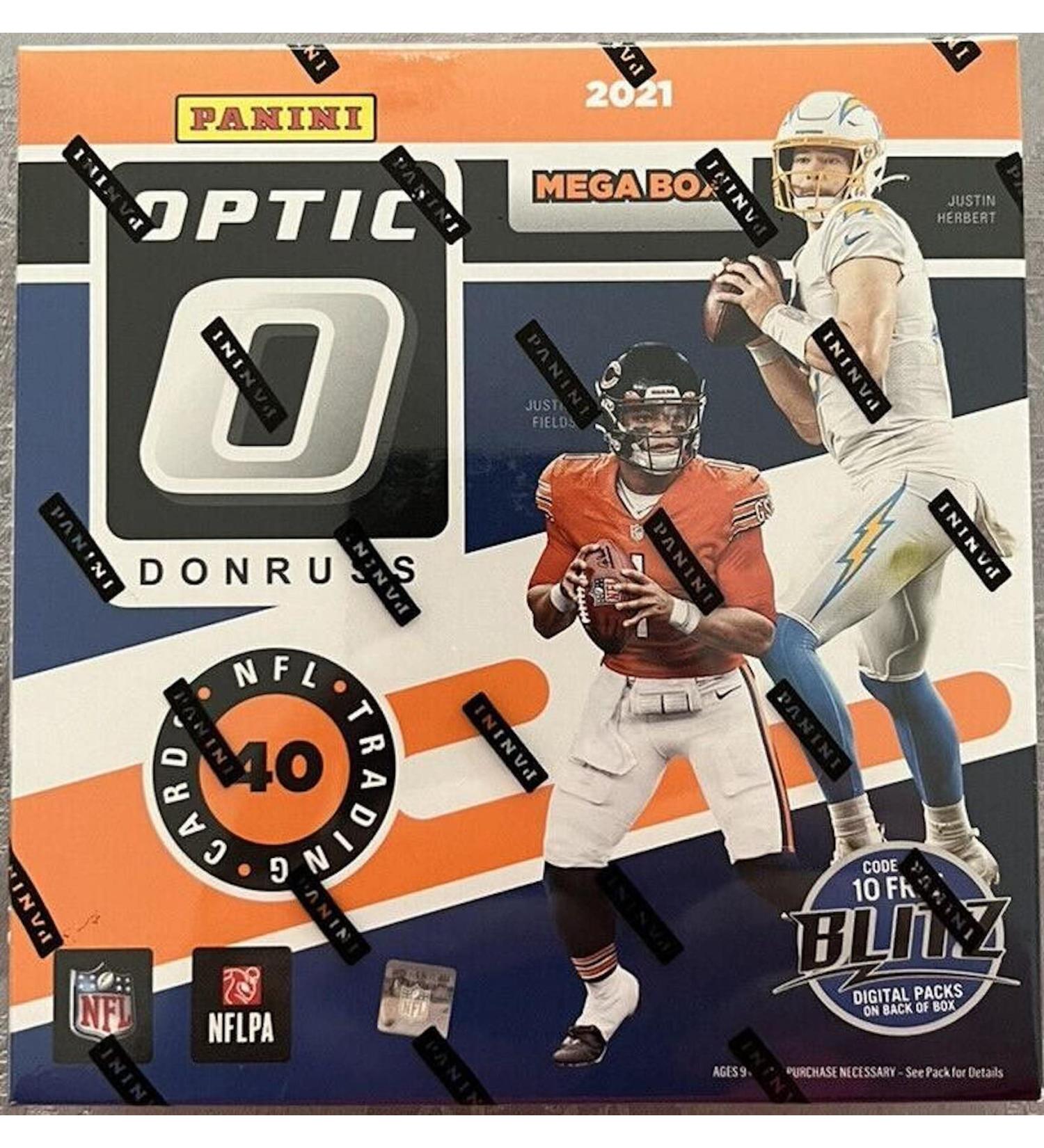 2021 Panini Donruss Optic Football Mega Box (Blue Hyper Parallels)