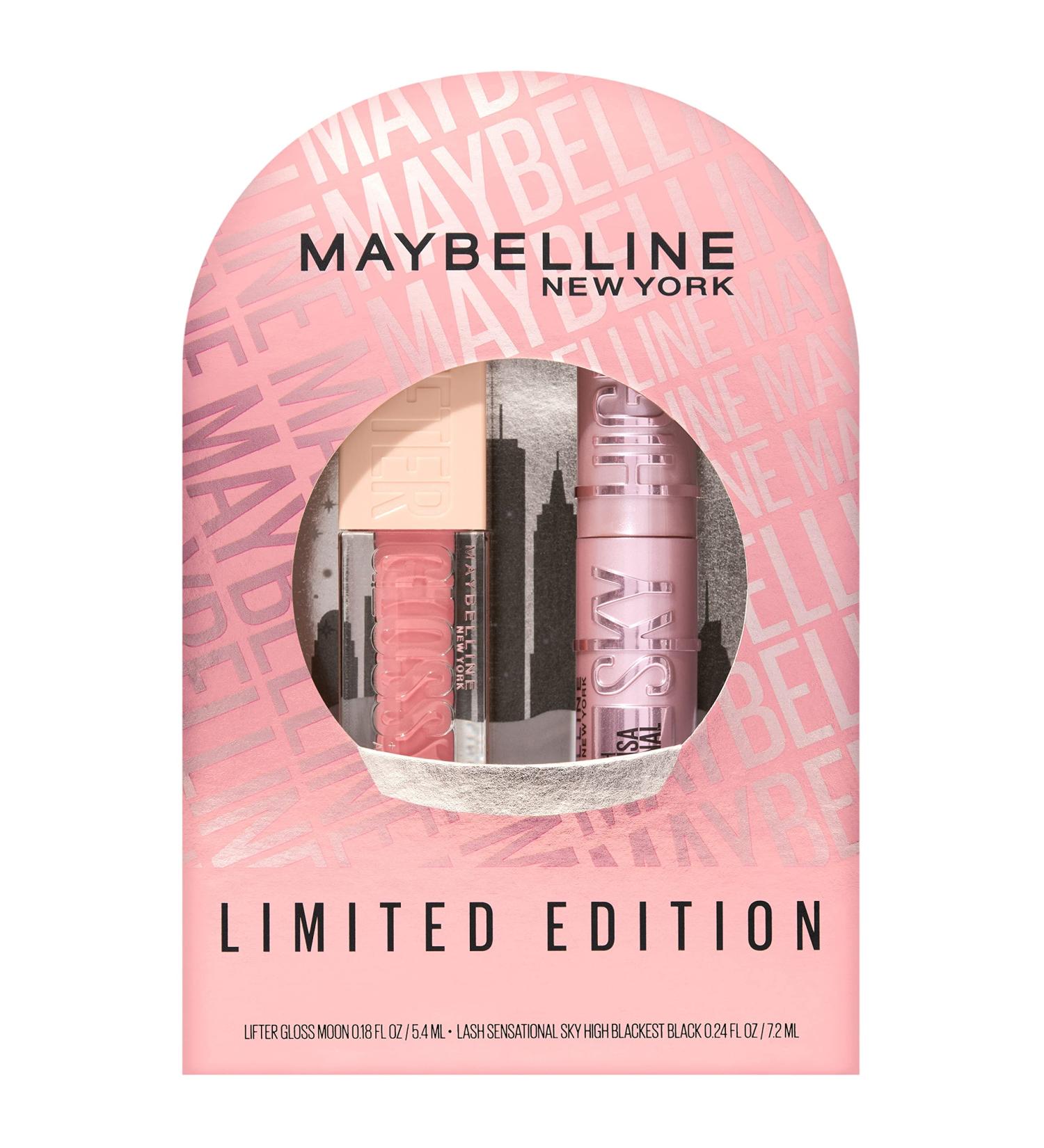 Maybelline Sky High Mascara & Lip Gloss Gift Set - Mini Mascara + Full-Size Gloss Kit - Buy Online on GoSupps.com