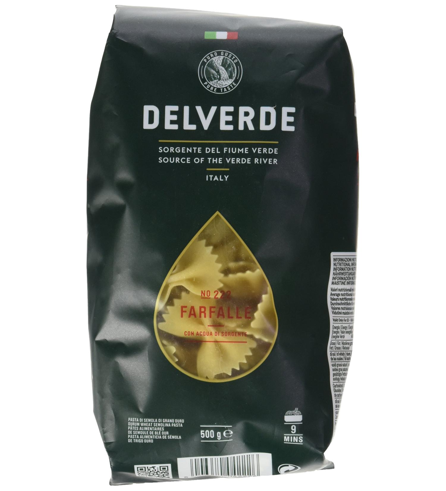 DELVERDE Farfalle 500 g - Buy Online on GoSupps.com